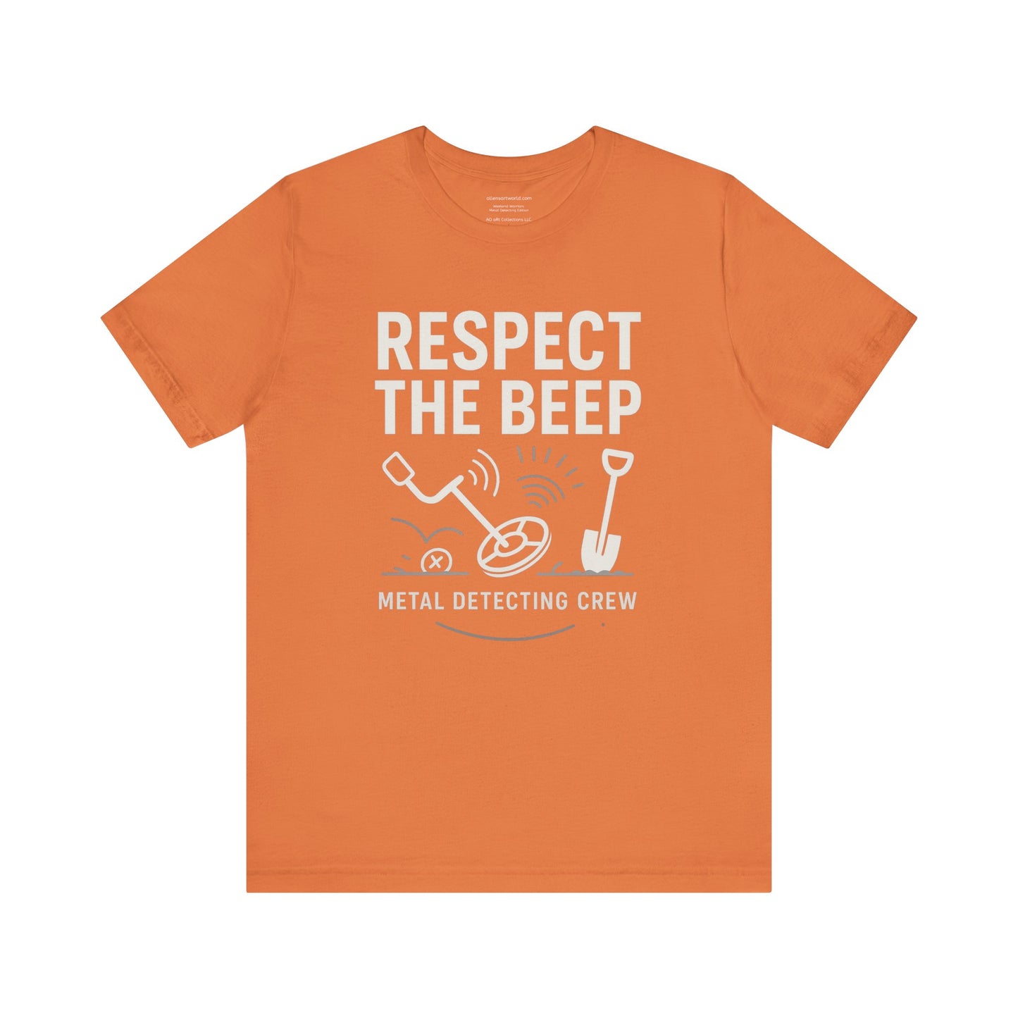 πͺ Respect the Beep β Metal Detecting Crew Unisex Jersey Short Sleeve Tee