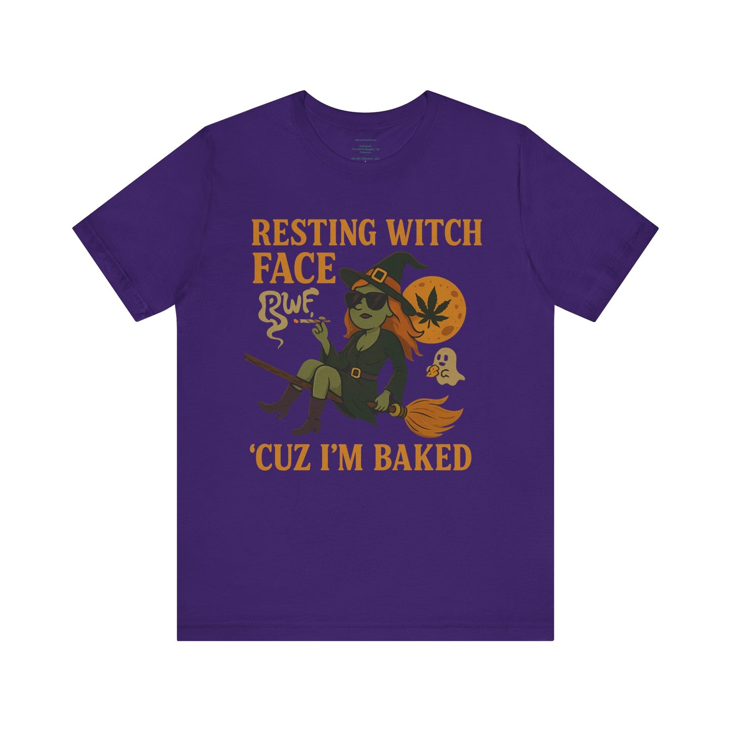 🧹 Resting Witch Face (RWF) Unisex Jersey Short Sleeve Tee