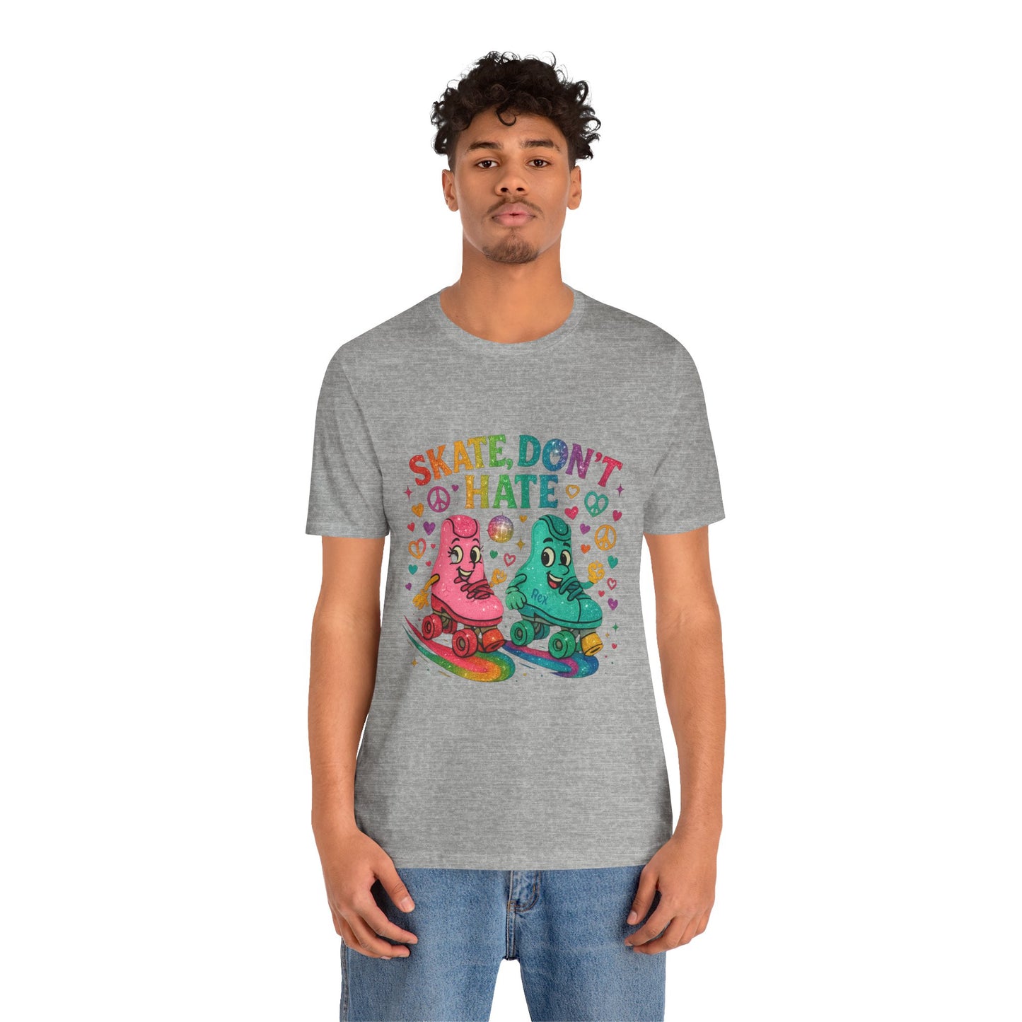🛼 Skate, Don’t Hate – Weekend Warriors Edition Unisex Jersey Short Sleeve Tee