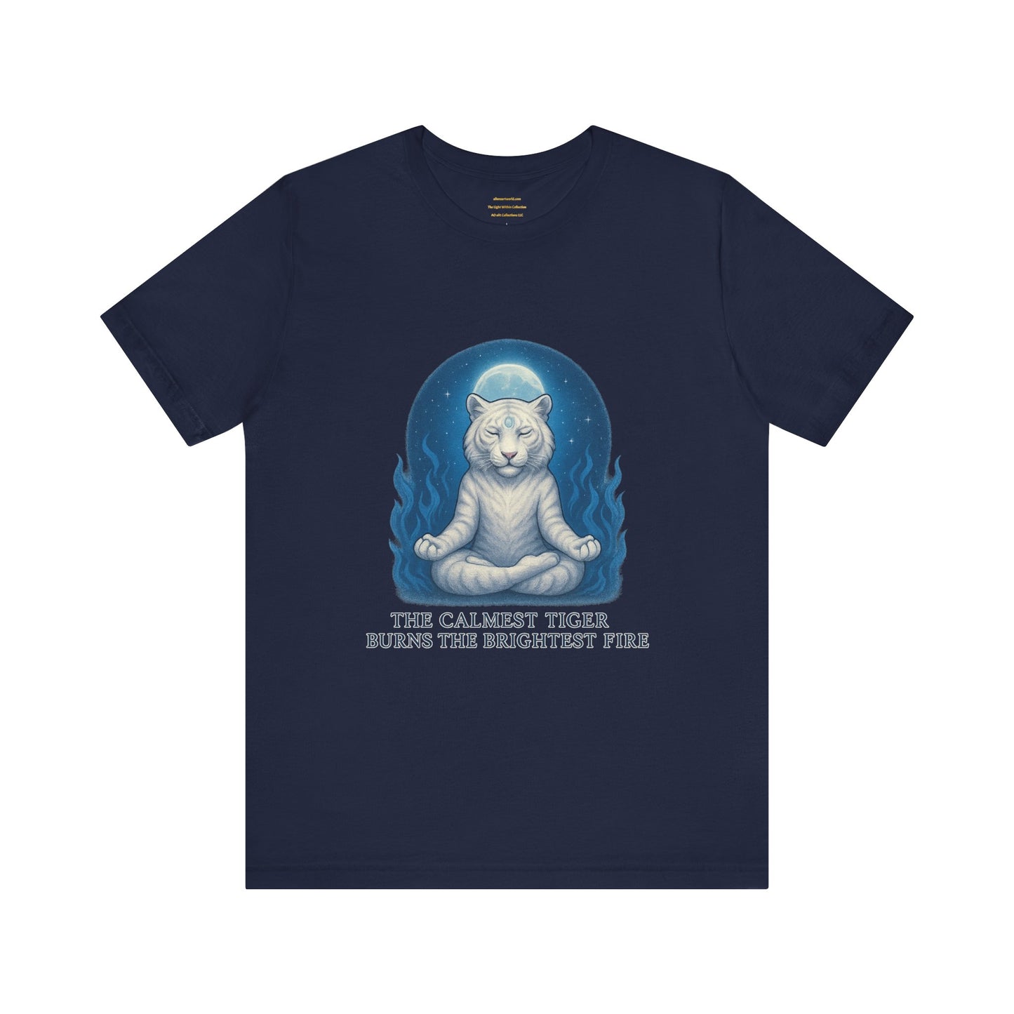 Still Tiger, Still Fire – The Calm Power Tee Unisex Jersey Short Sleeve Tee