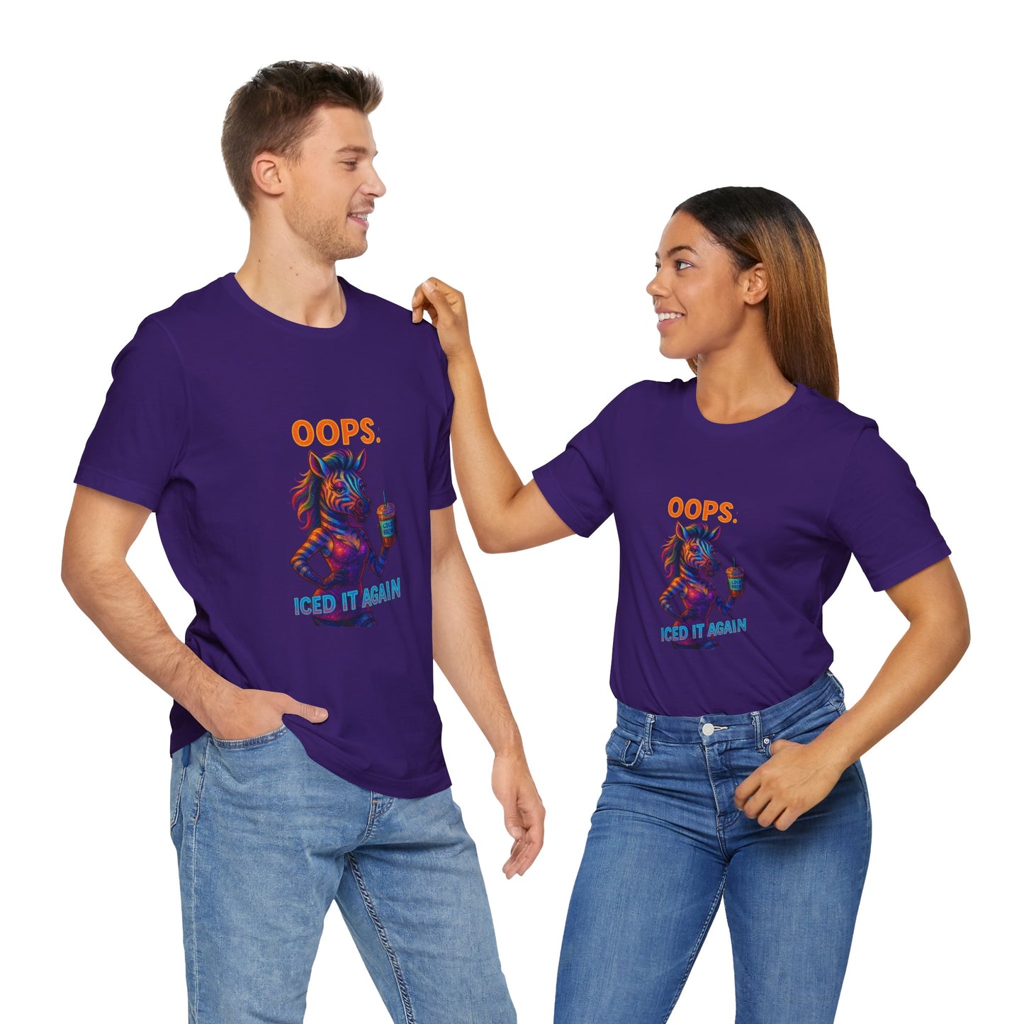 Oops, Iced It Again Unisex Jersey Short Sleeve Tee