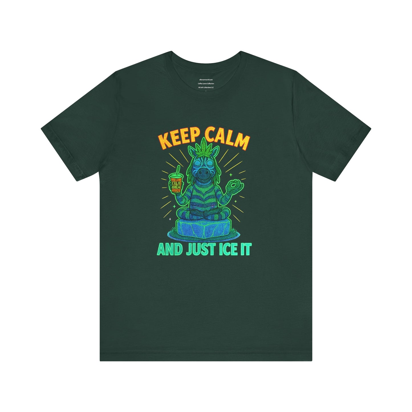 Keep Calm and Just Ice It Unisex Jersey Short Sleeve Tee