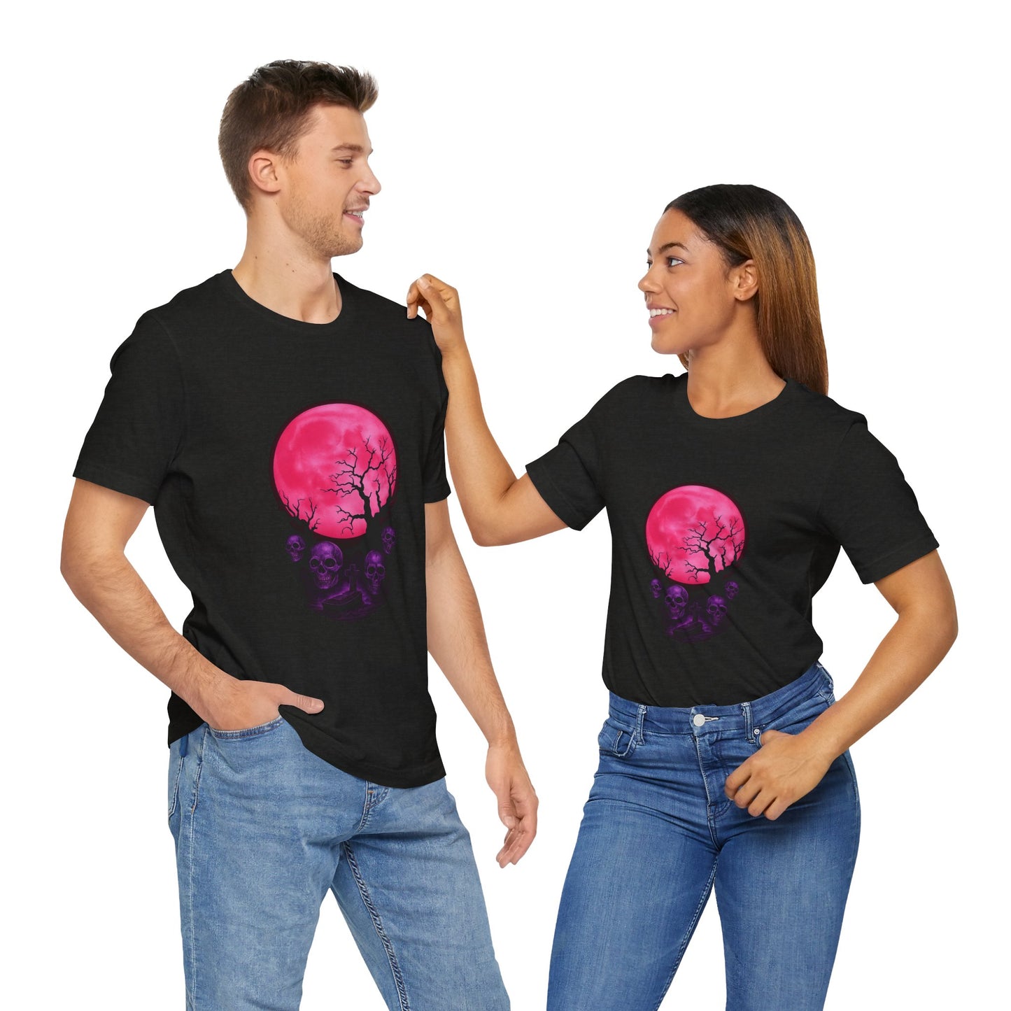 🩷 Moonrise of the Unrested Unisex Jersey Short Sleeve Tee