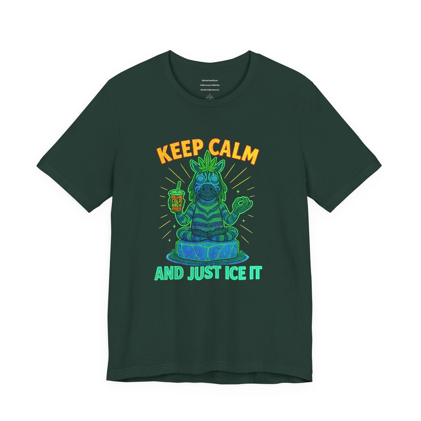 Keep Calm and Just Ice It Unisex Jersey Short Sleeve Tee