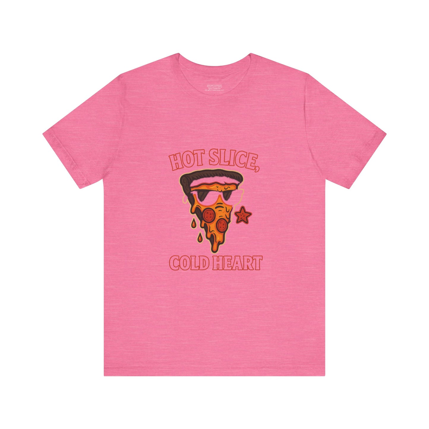 Hot Slice, Cold Heart Goth style Unisex Jersey Short Sleeve Tee