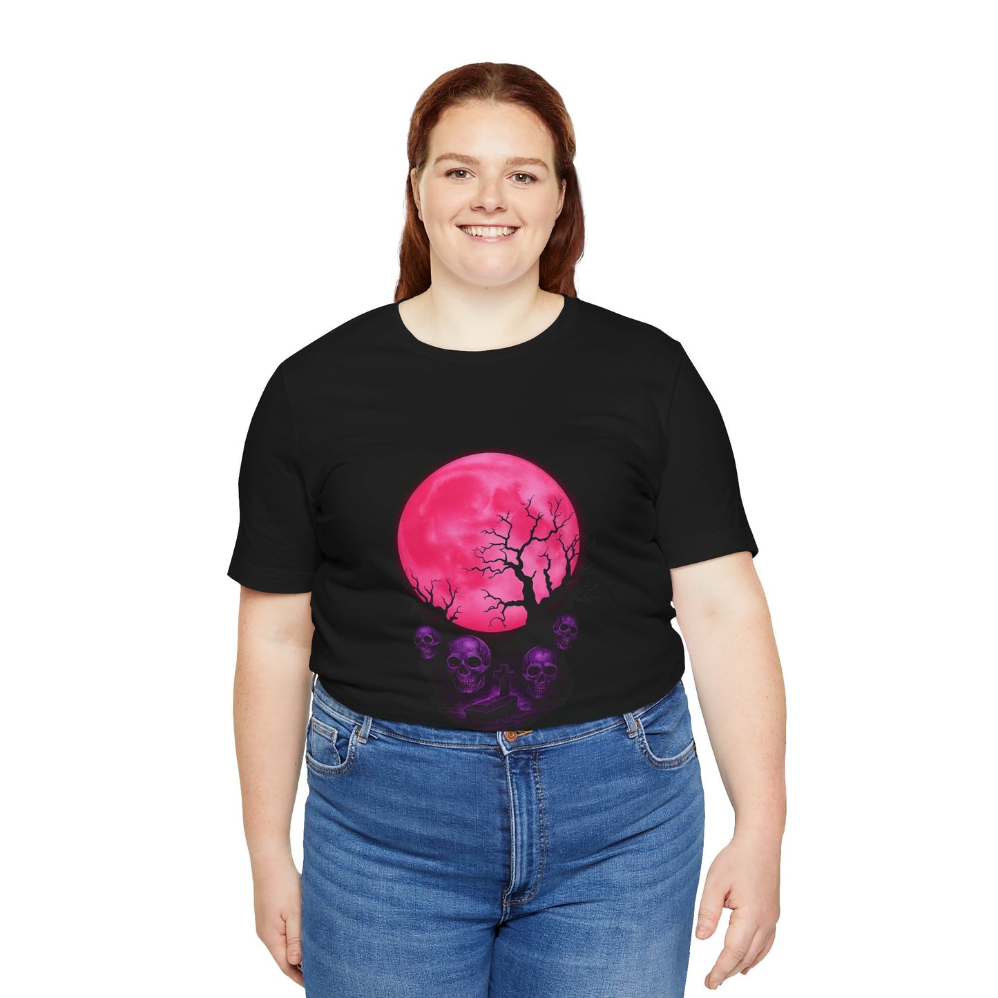 🩷 Moonrise of the Unrested Unisex Jersey Short Sleeve Tee