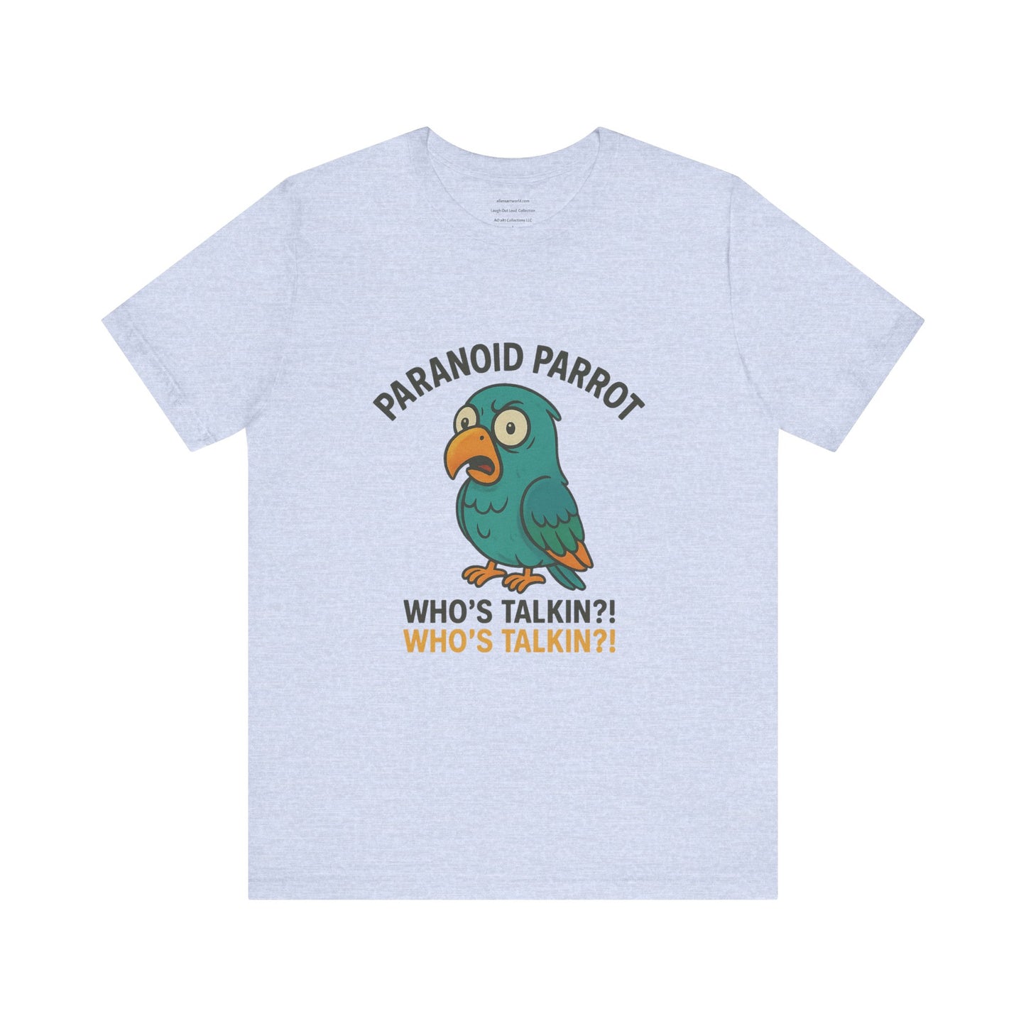 Paranoid Parrot Unisex Jersey Short Sleeve Tee