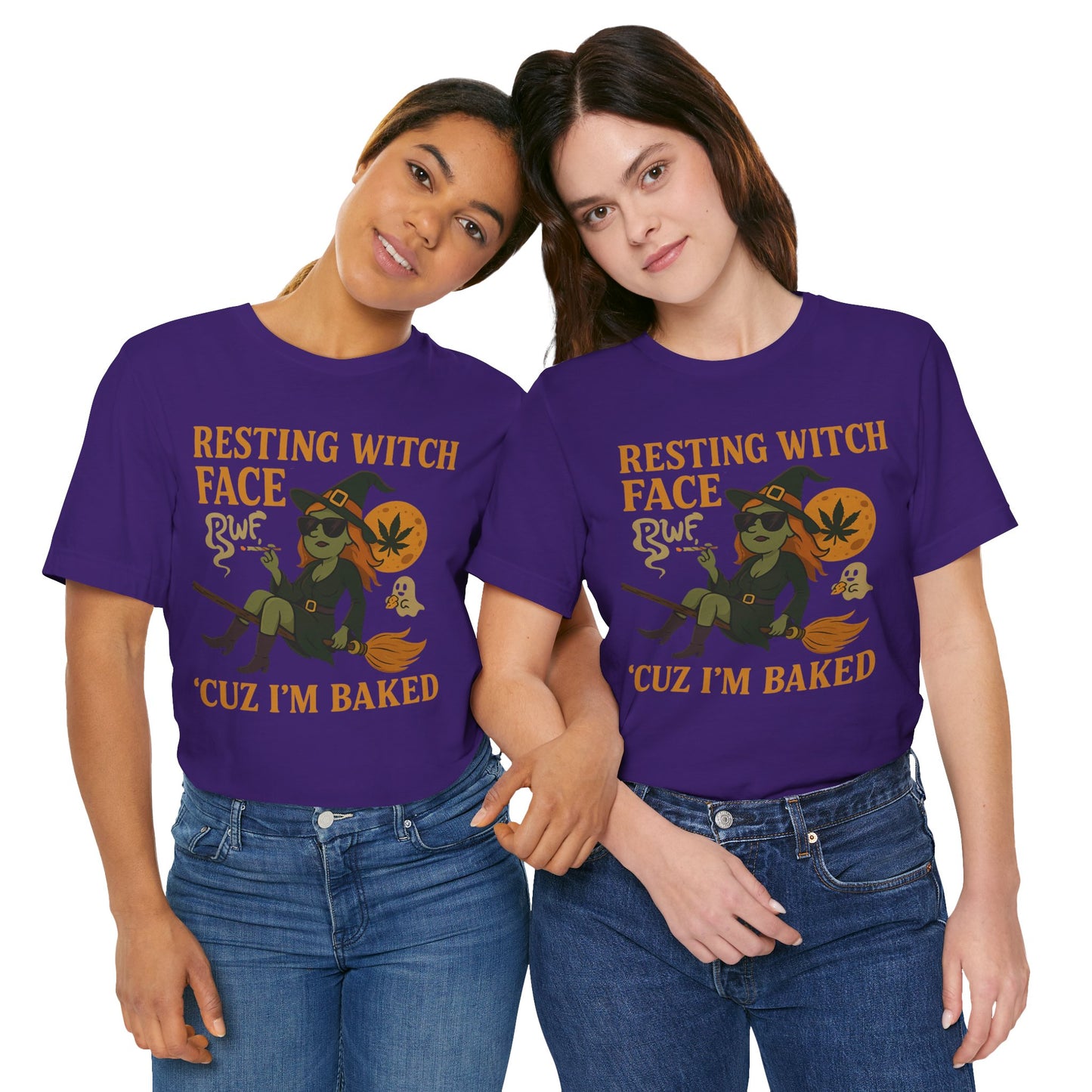 🧹 Resting Witch Face (RWF) Unisex Jersey Short Sleeve Tee