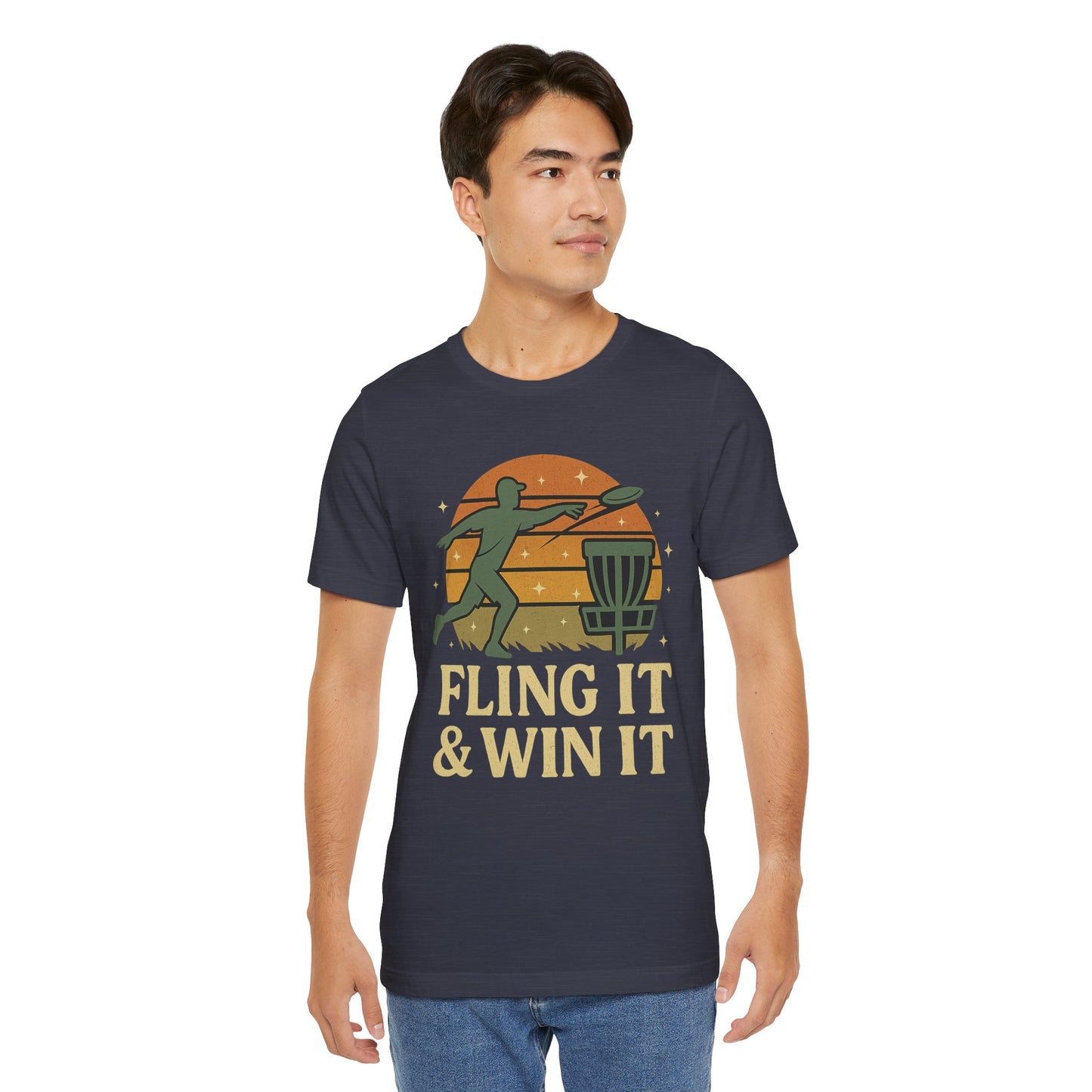 π₯βοΈ Fling It & Win It β Chain Chasers Unisex Jersey Short Sleeve Tee