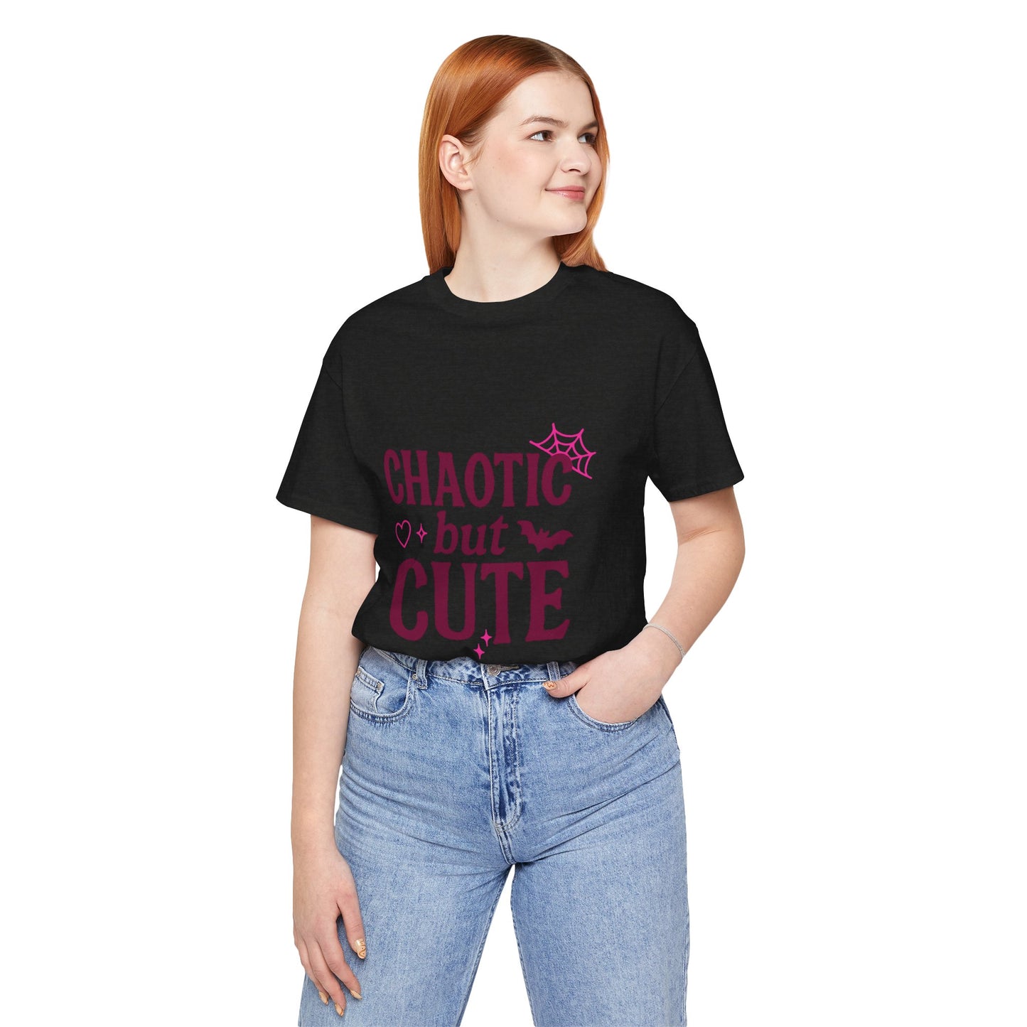 Chaotic But Cute Unisex Jersey Short Sleeve Tee