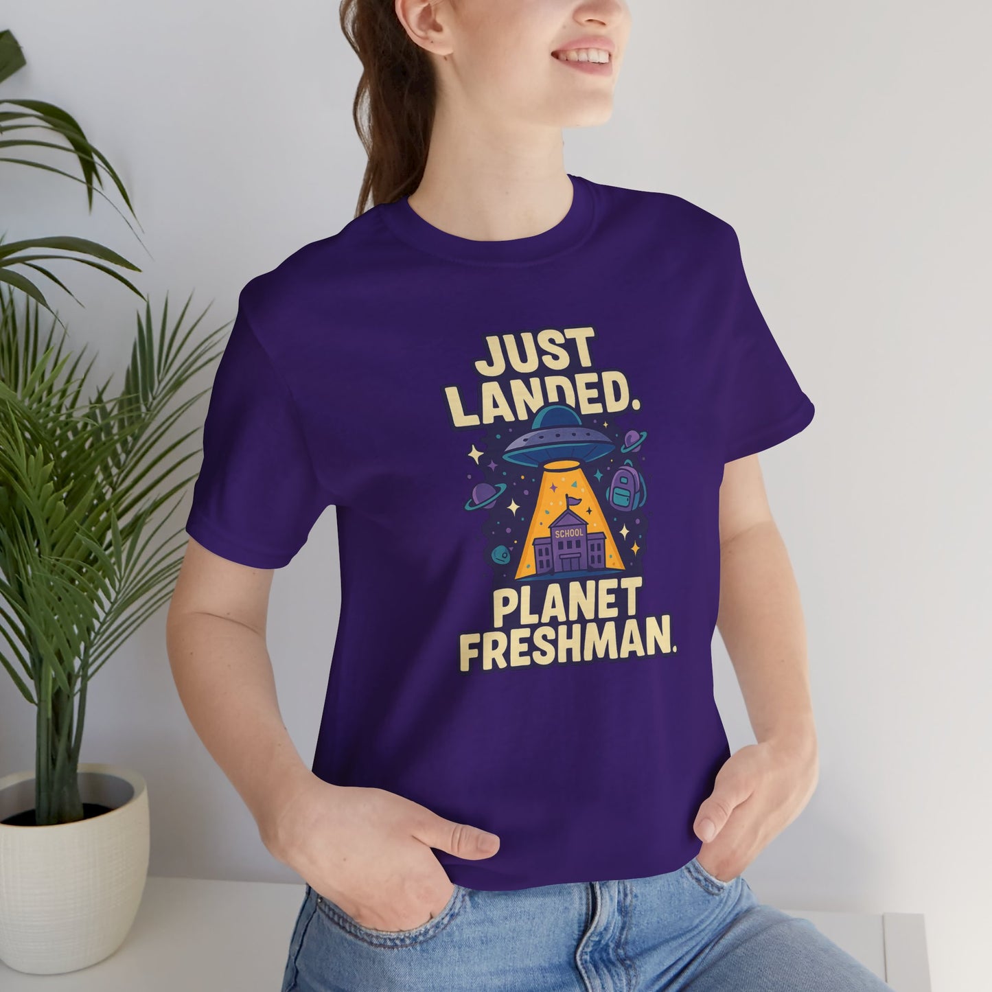 ๐ธ Just Landed: Planet Freshman Unisex Jersey Short Sleeve Tee