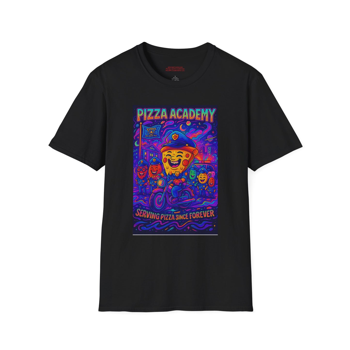 Pizza Academy: Forever on Patrol Unisex Softstyle T-Shirt