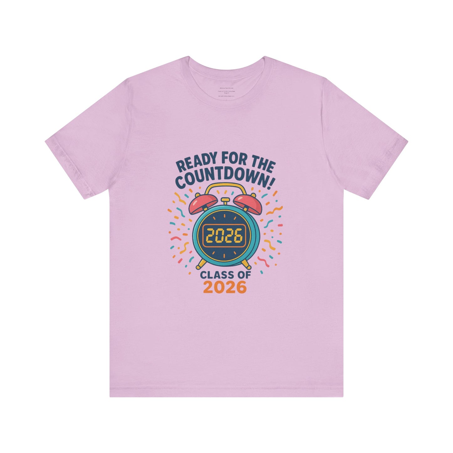 Ready for the Countdown! Class of 2026 – August Unisex Jersey Short Sleeve Tee