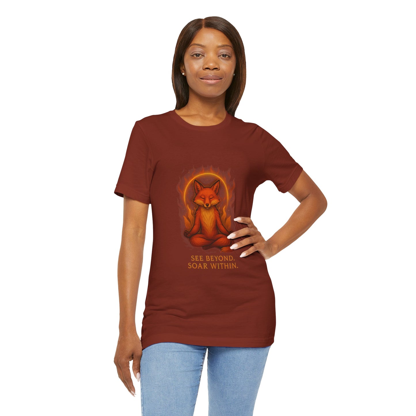 The Inner Flame Fox Unisex Jersey Short Sleeve Tee