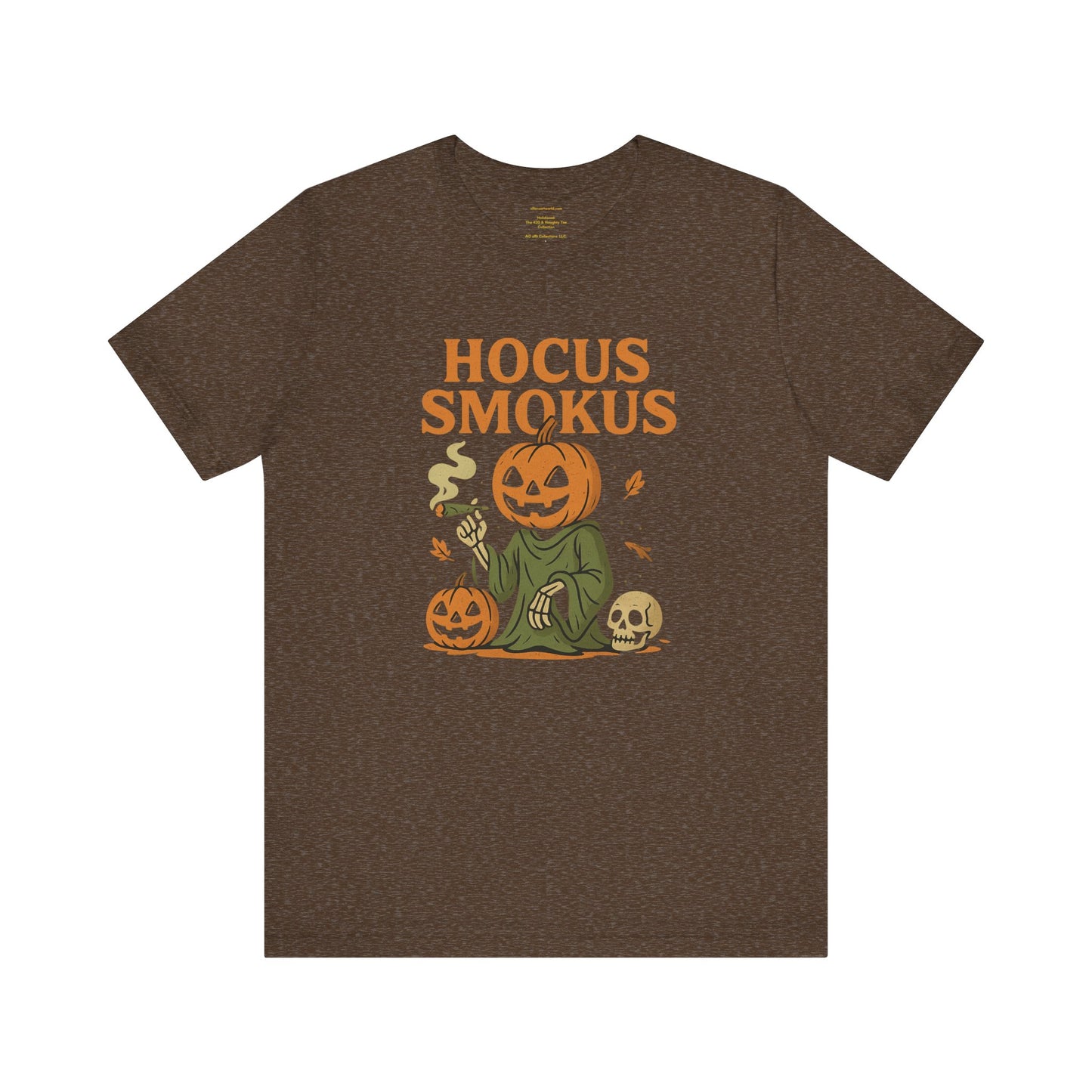 π Hocus Smokus: The Dank Pumpkin Spell Unisex Jersey Short Sleeve Tee