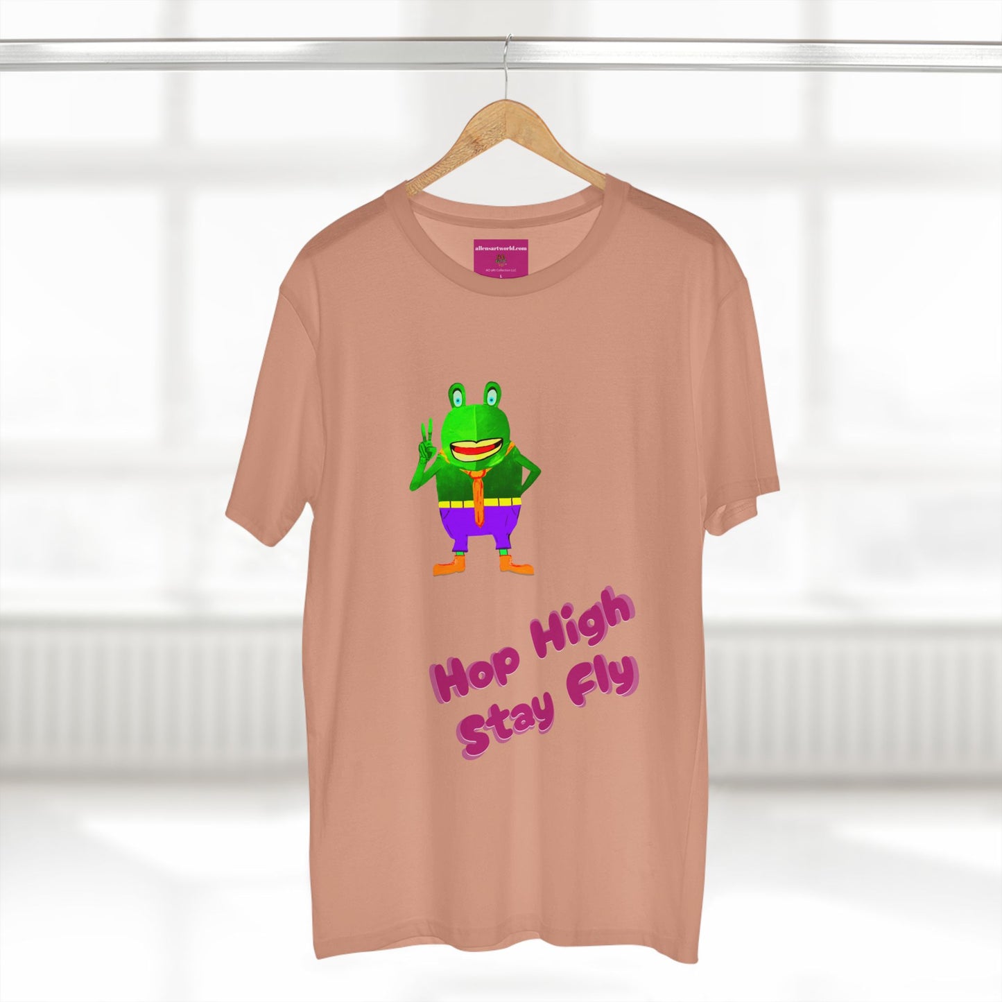 Hop High Stay Fly 420 frinzz Croak-y McAttitude Adult Staple Tee