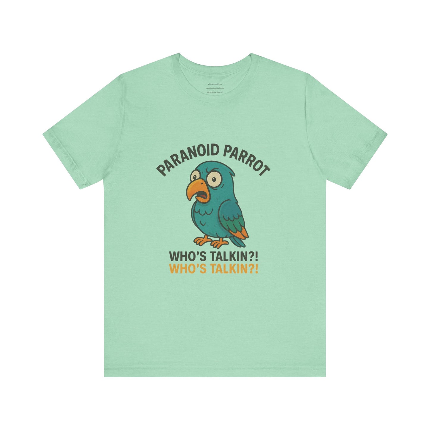 Paranoid Parrot Unisex Jersey Short Sleeve Tee