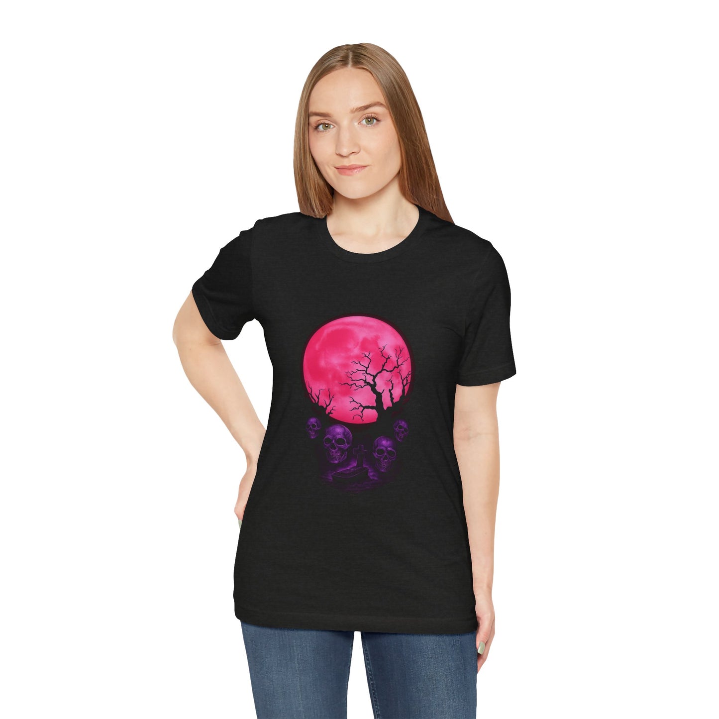 🩷 Moonrise of the Unrested Unisex Jersey Short Sleeve Tee