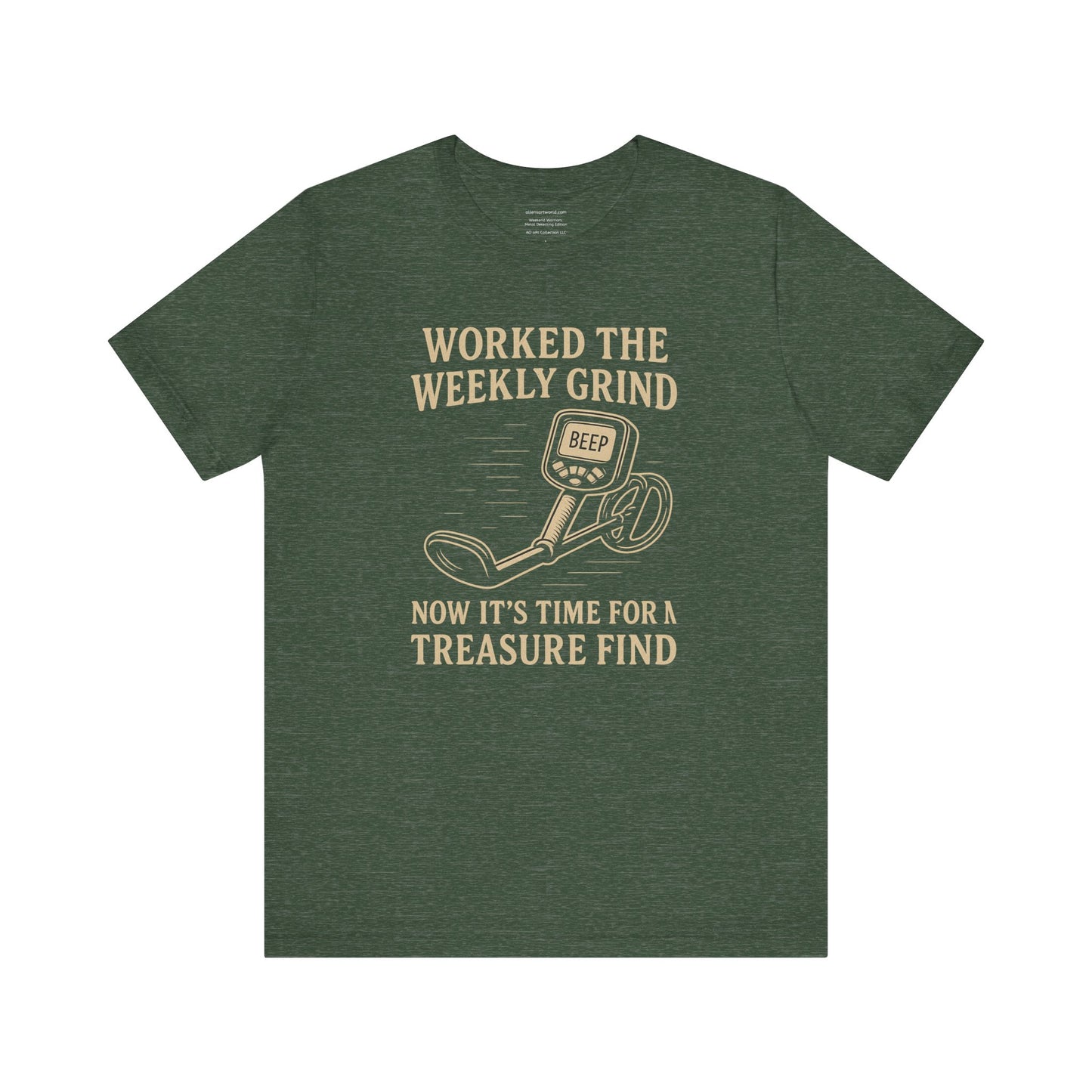 πͺ Weekly Grind Treasure Hunter Tee β "Beep" Edition Unisex Jersey Short Sleeve Tee