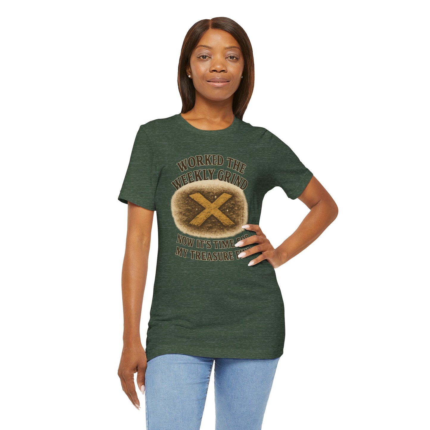 πͺ X Marks the Spot β Treasure Hunter Tee Unisex Jersey Short Sleeve Tee