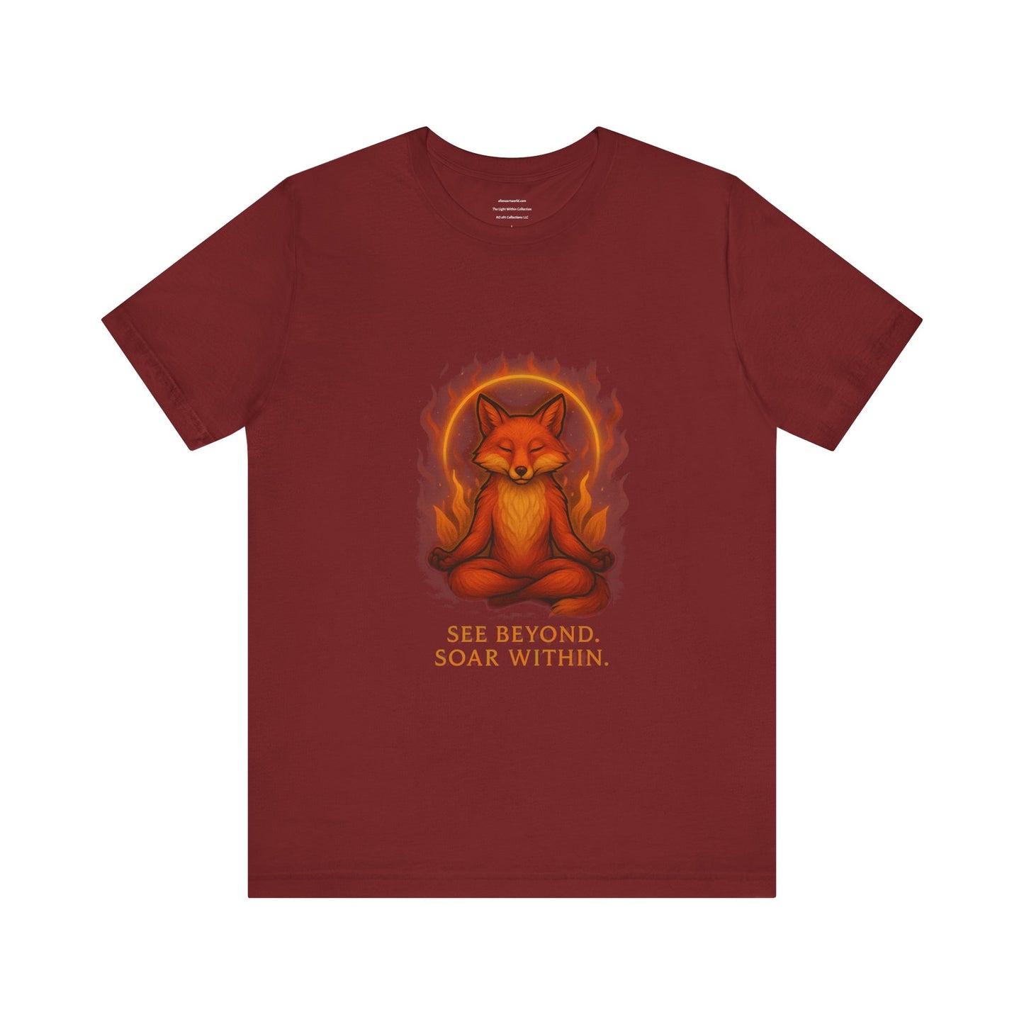 The Inner Flame Fox Unisex Jersey Short Sleeve Tee