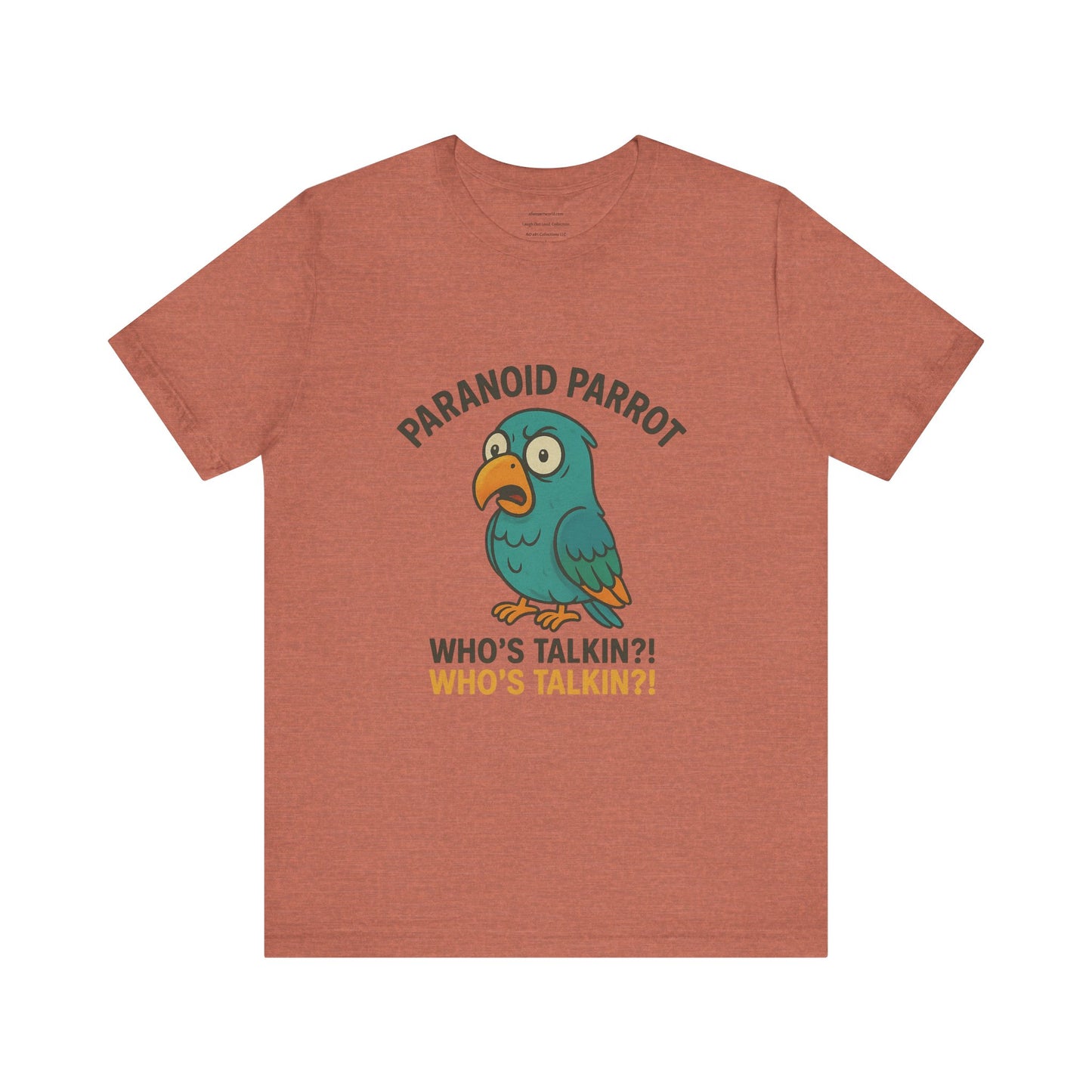 Paranoid Parrot Unisex Jersey Short Sleeve Tee