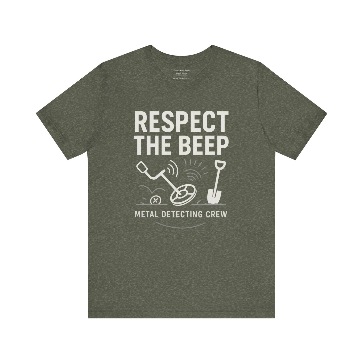 πͺ Respect the Beep β Metal Detecting Crew Unisex Jersey Short Sleeve Tee