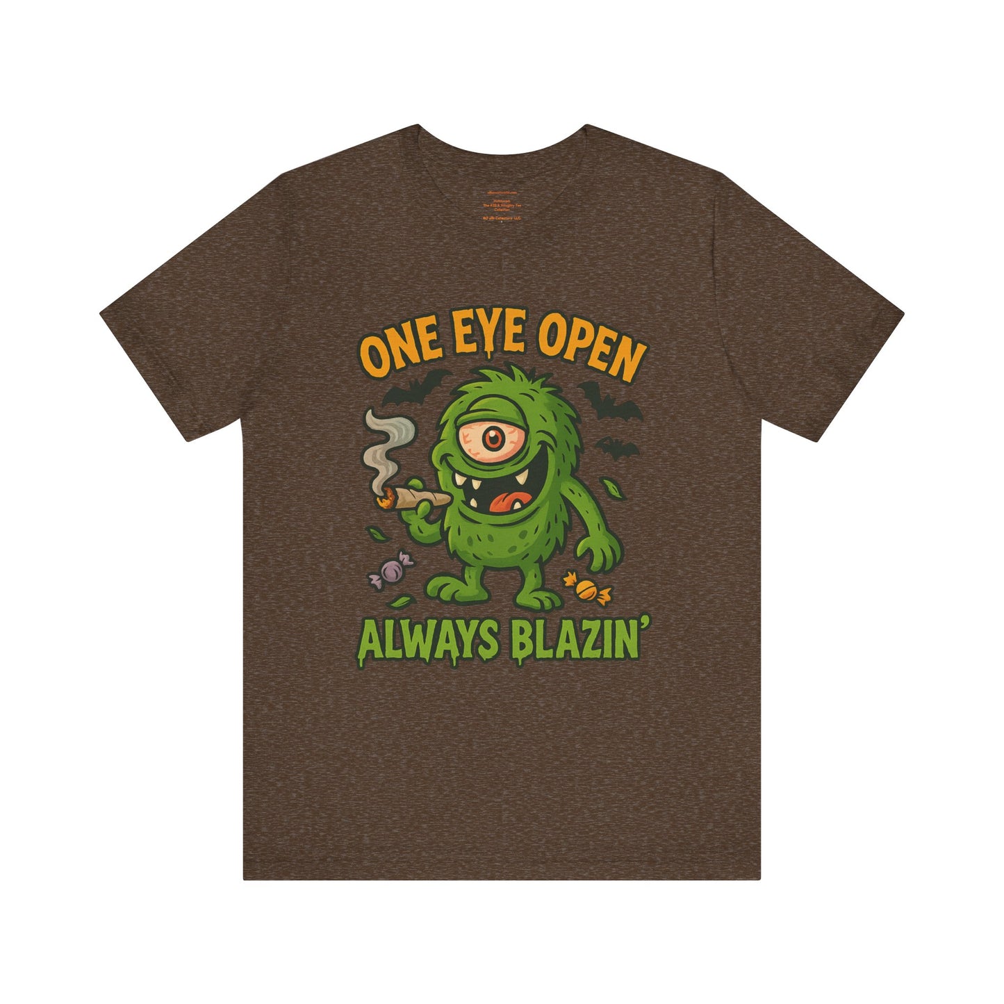 🕯️One Eye Open — Always Blazin’ (Holidazed) Unisex Jersey Short Sleeve Tee
