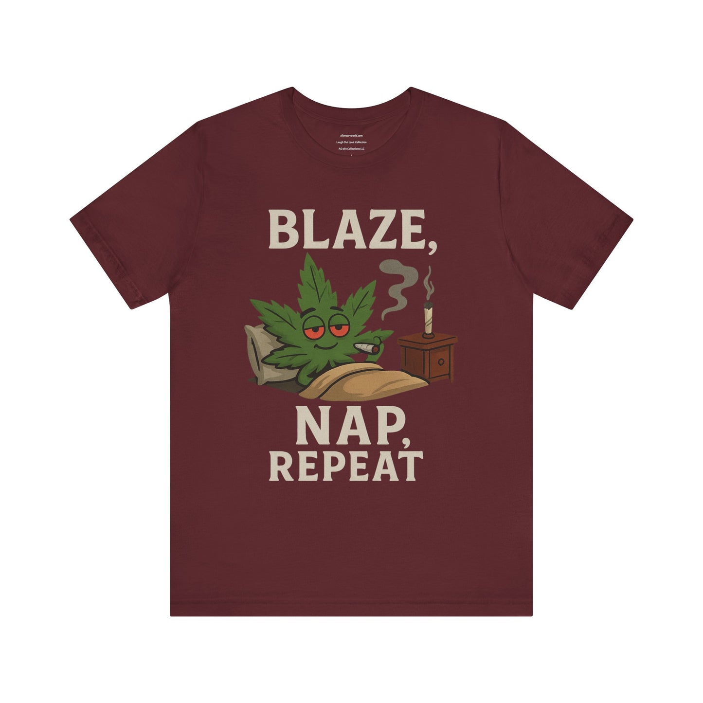 π Blaze, Nap, Repeat Unisex Jersey Short Sleeve Tee