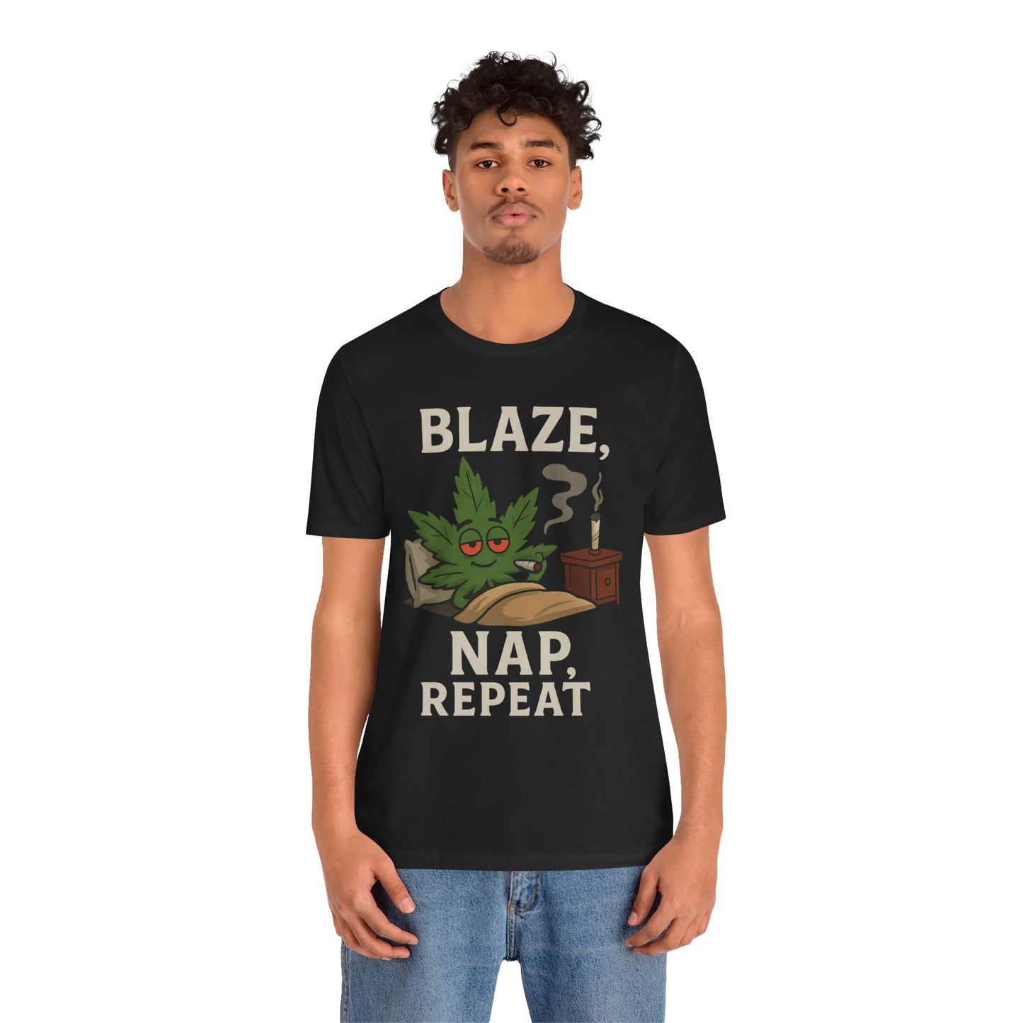 π Blaze, Nap, Repeat Unisex Jersey Short Sleeve Tee