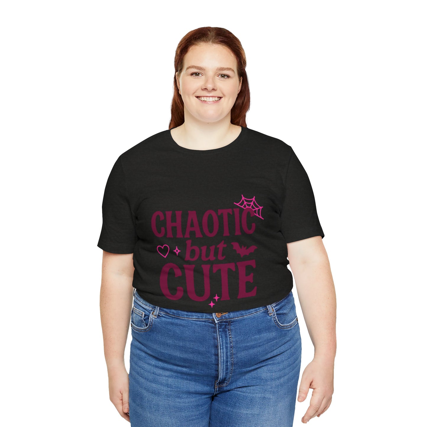 Chaotic But Cute Unisex Jersey Short Sleeve Tee