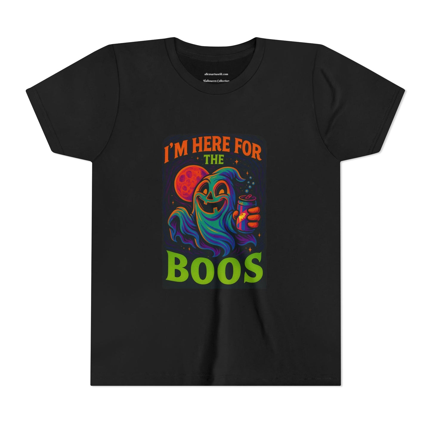 👻 I’m Here for the Boos Youth Short Sleeve Tee