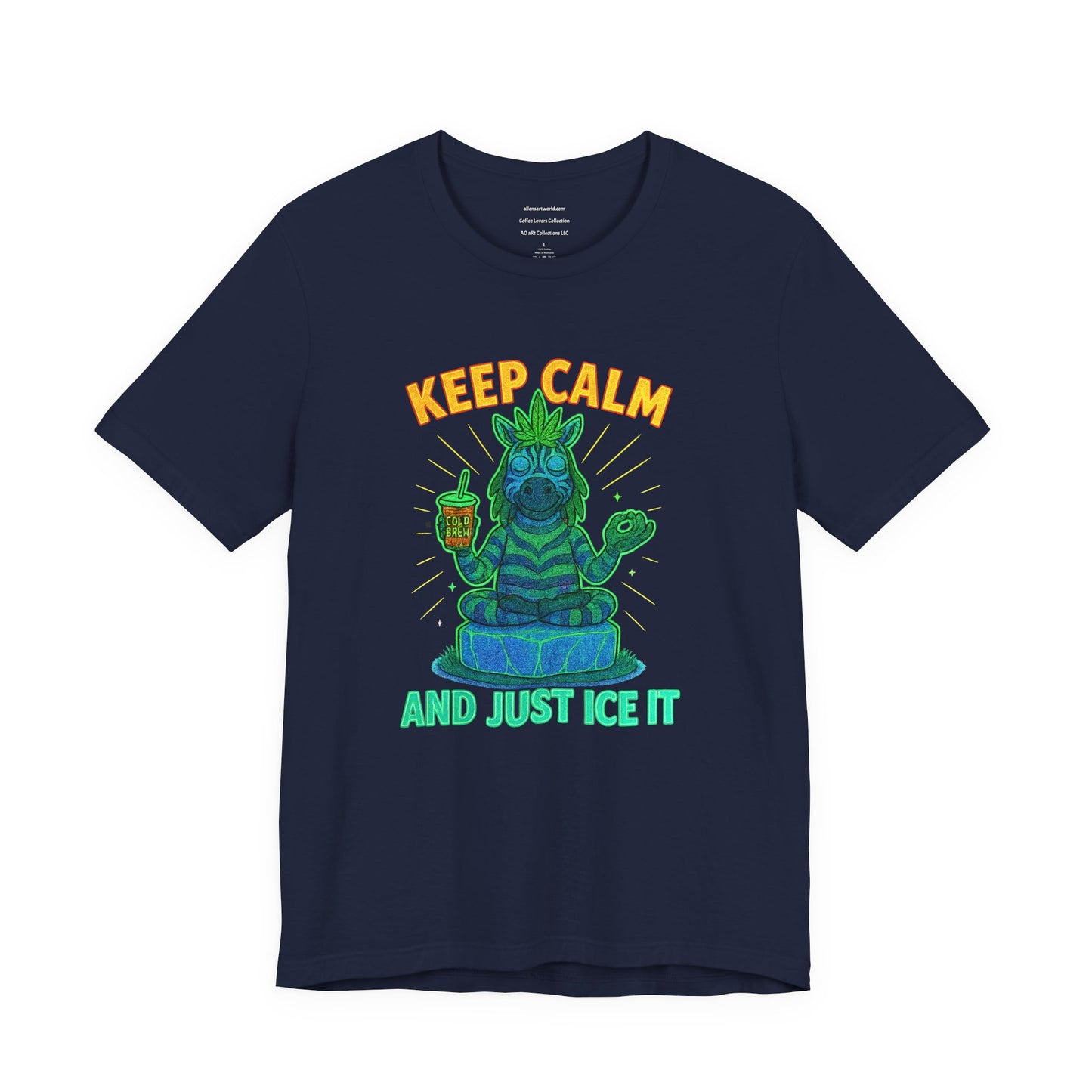 Keep Calm and Just Ice It Unisex Jersey Short Sleeve Tee