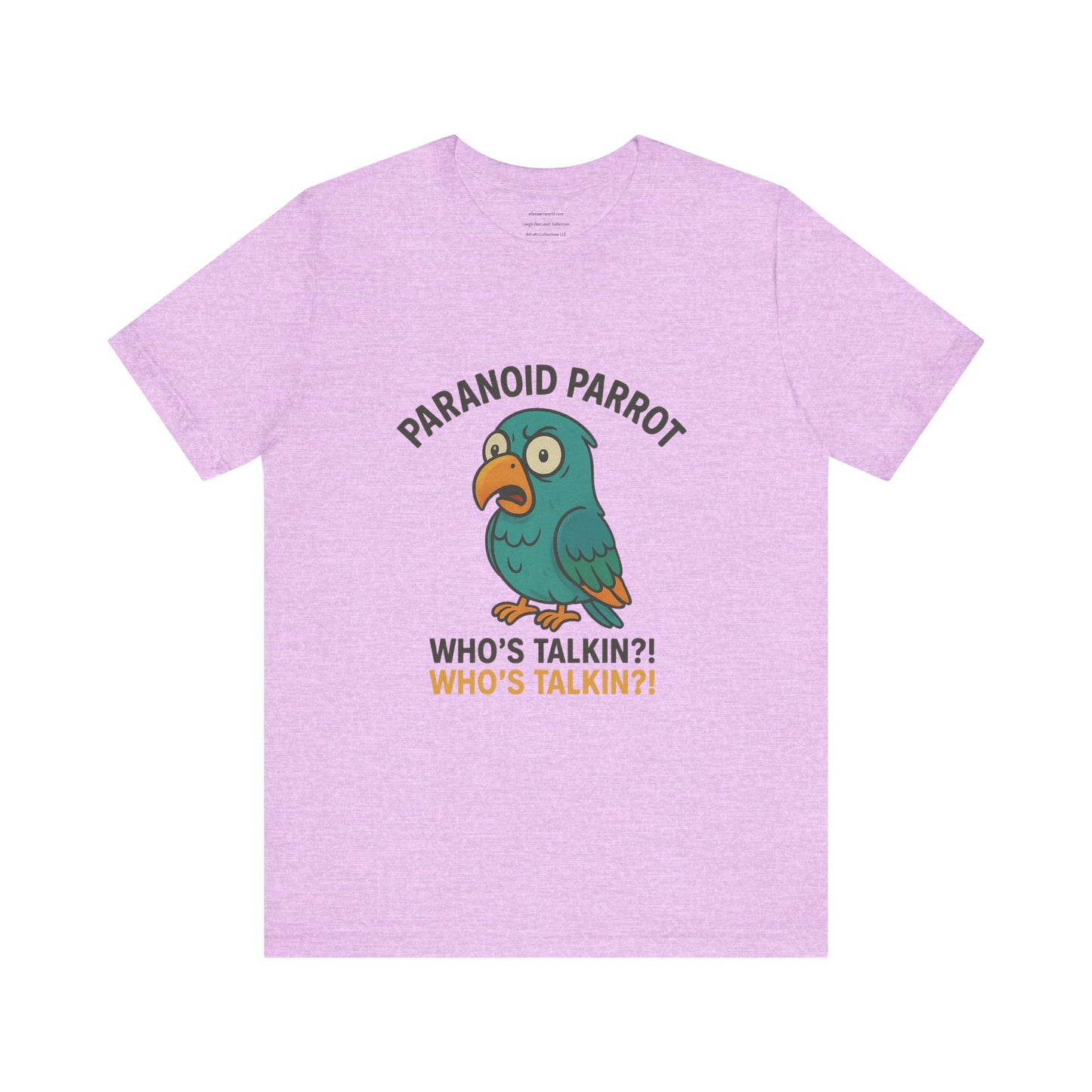Paranoid Parrot Unisex Jersey Short Sleeve Tee