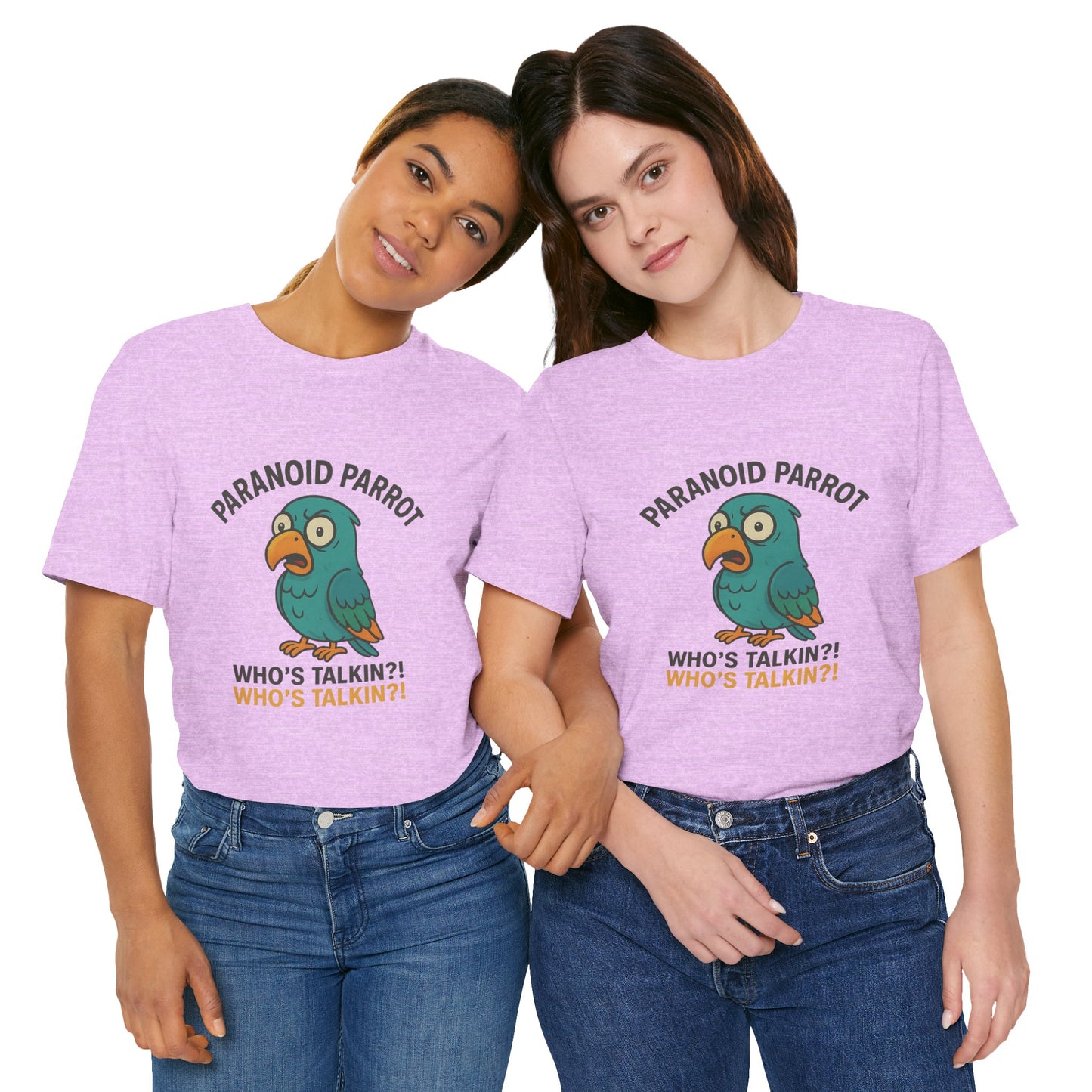 Paranoid Parrot Unisex Jersey Short Sleeve Tee