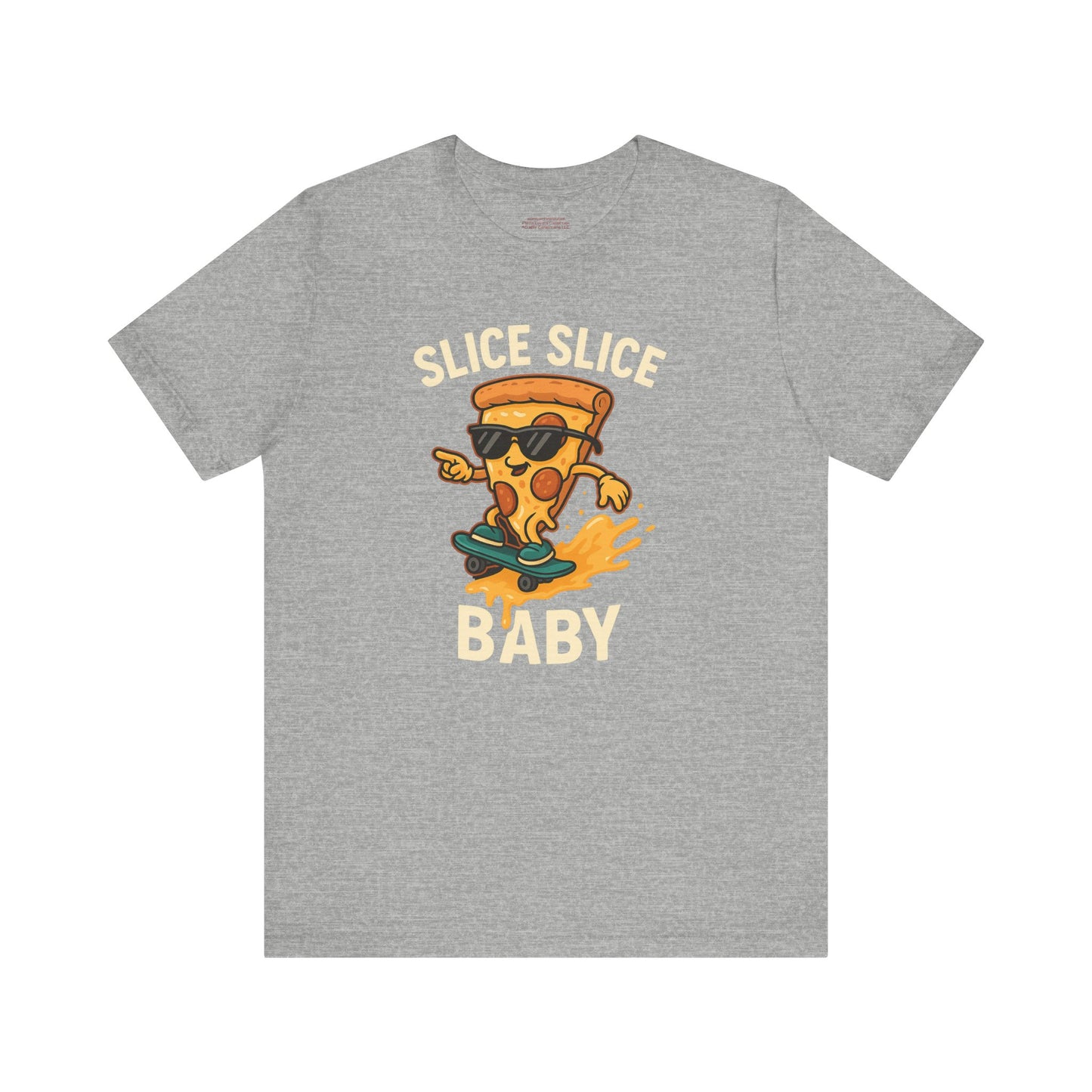 π Slice Slice Baby β Skate Into Flavor! Unisex Jersey Short Sleeve Tee
