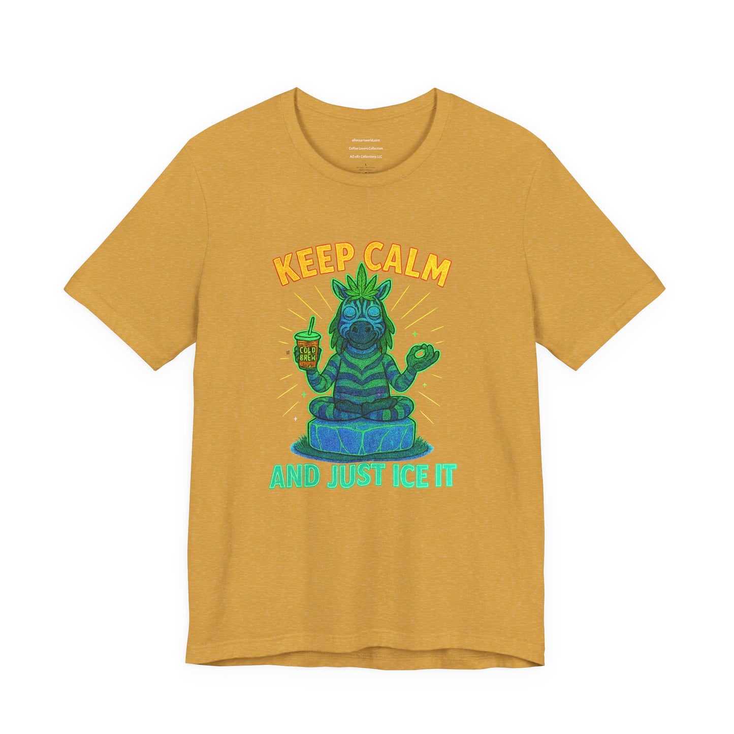 Keep Calm and Just Ice It Unisex Jersey Short Sleeve Tee