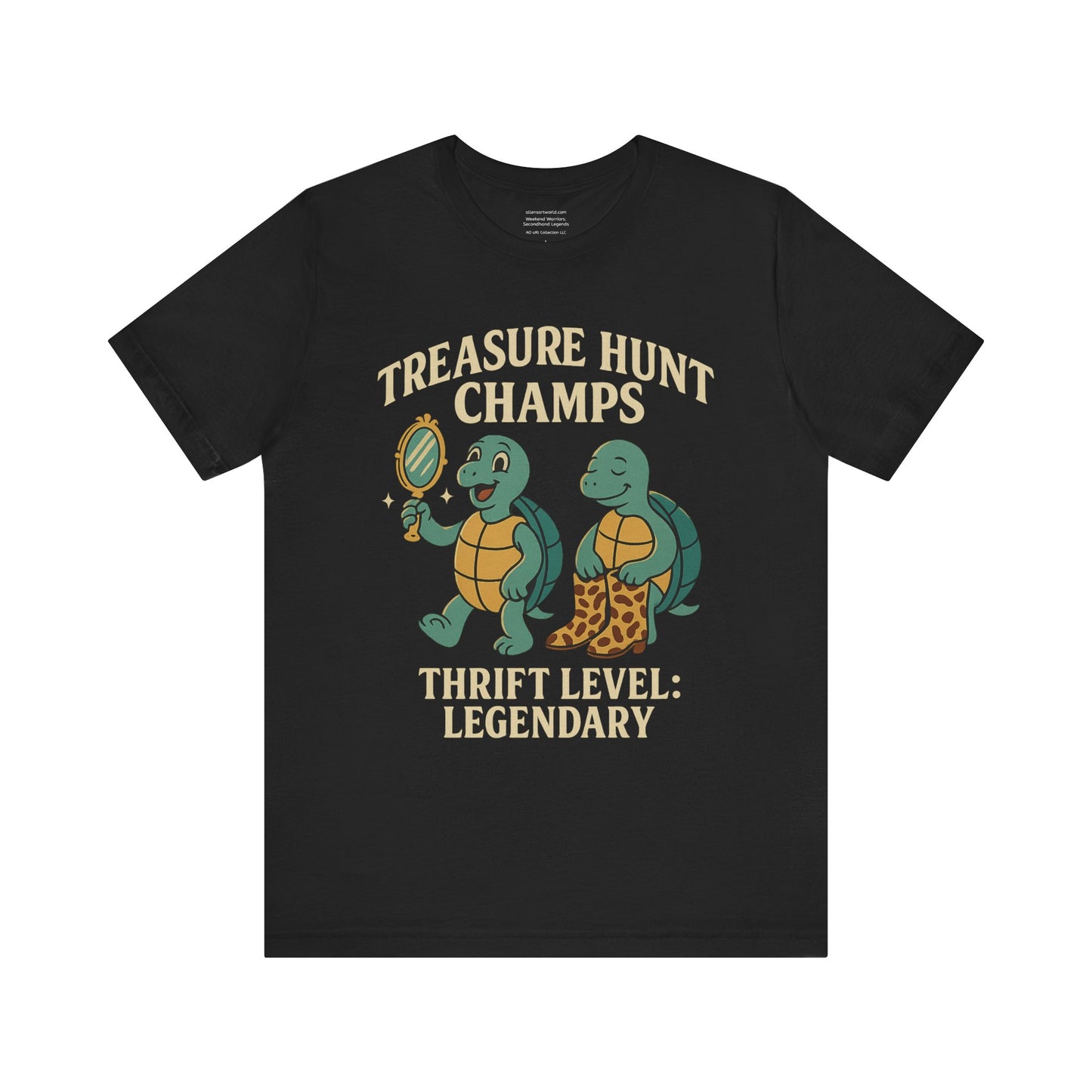 π Treasure Hunt Champs β Jim & Terry (Thrift Level: Legendary) Unisex Jersey Short Sleeve Tee