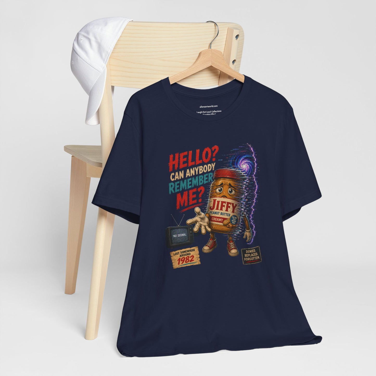 Hello? Can Anybody Remember Me? | Funny Mandela Effect Unisex Jersey Short Sleeve Tee | Laugh Out Loud Collection