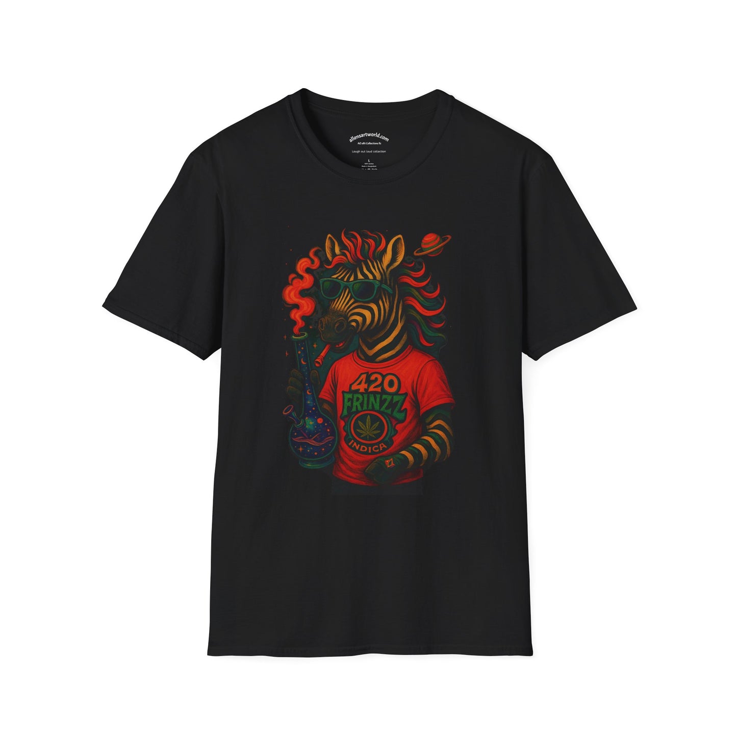 Blazed and Braided Unisex Softstyle T-Shirt
