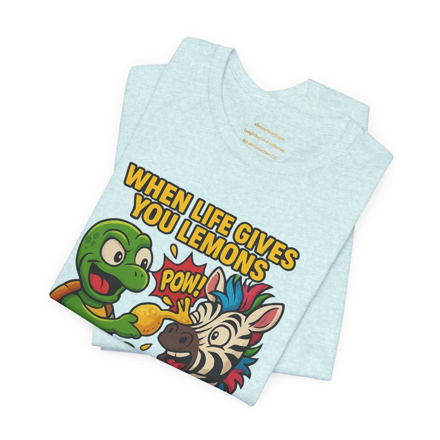 Zesty Eye-Opener (Terry & Checkers) Unisex Jersey Short Sleeve Tee
