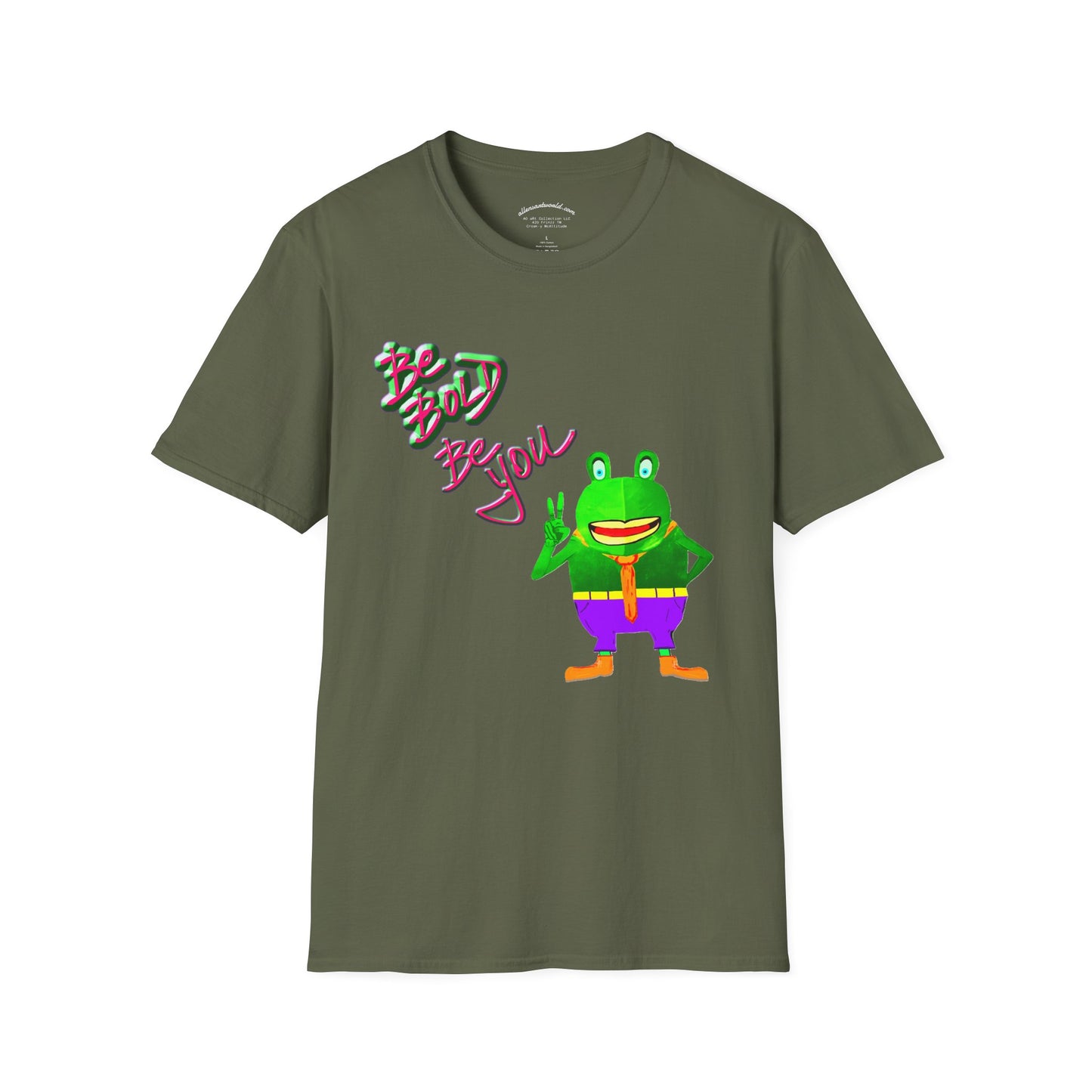 Croak-y McAttitude Be Bold Be You Unisex Softstyle T-Shirt