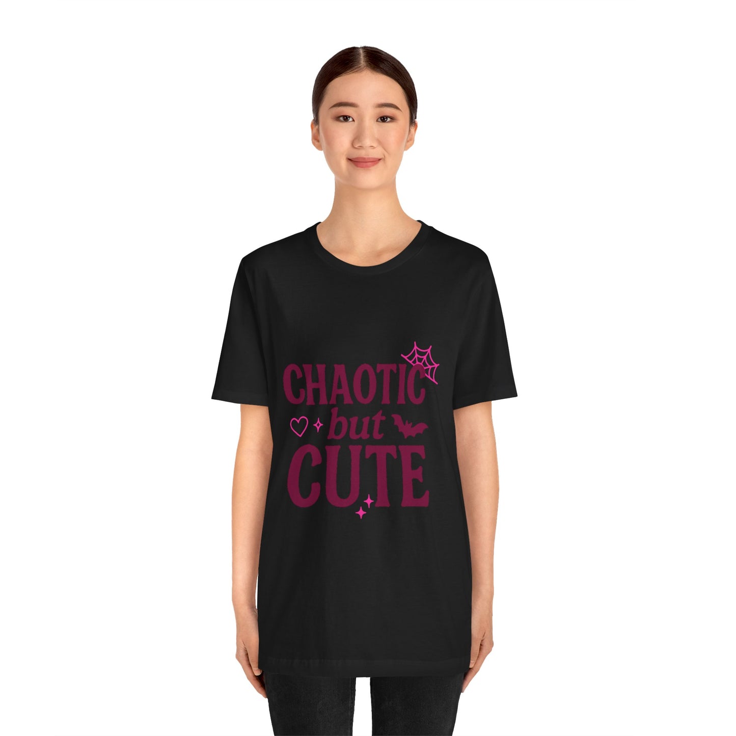 Chaotic But Cute Unisex Jersey Short Sleeve Tee