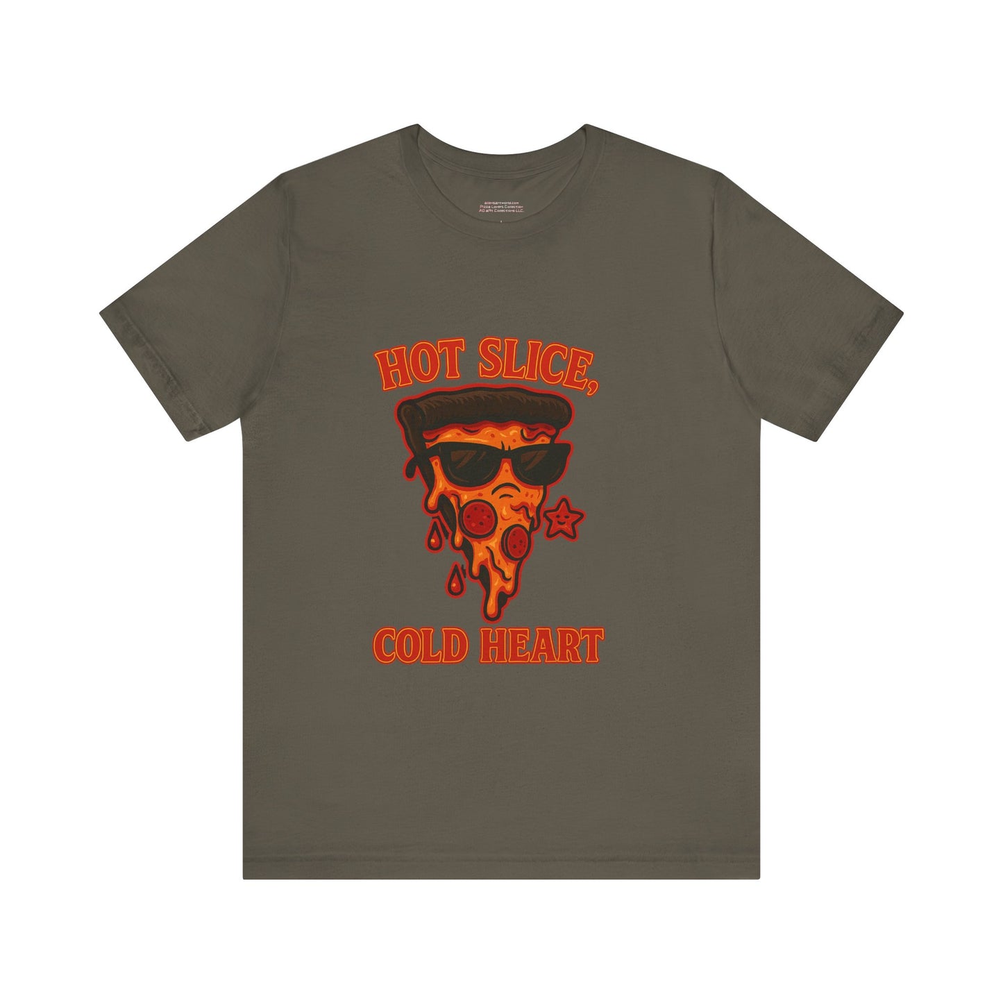 Hot Slice, Cold Heart Unisex Jersey Short Sleeve Tee