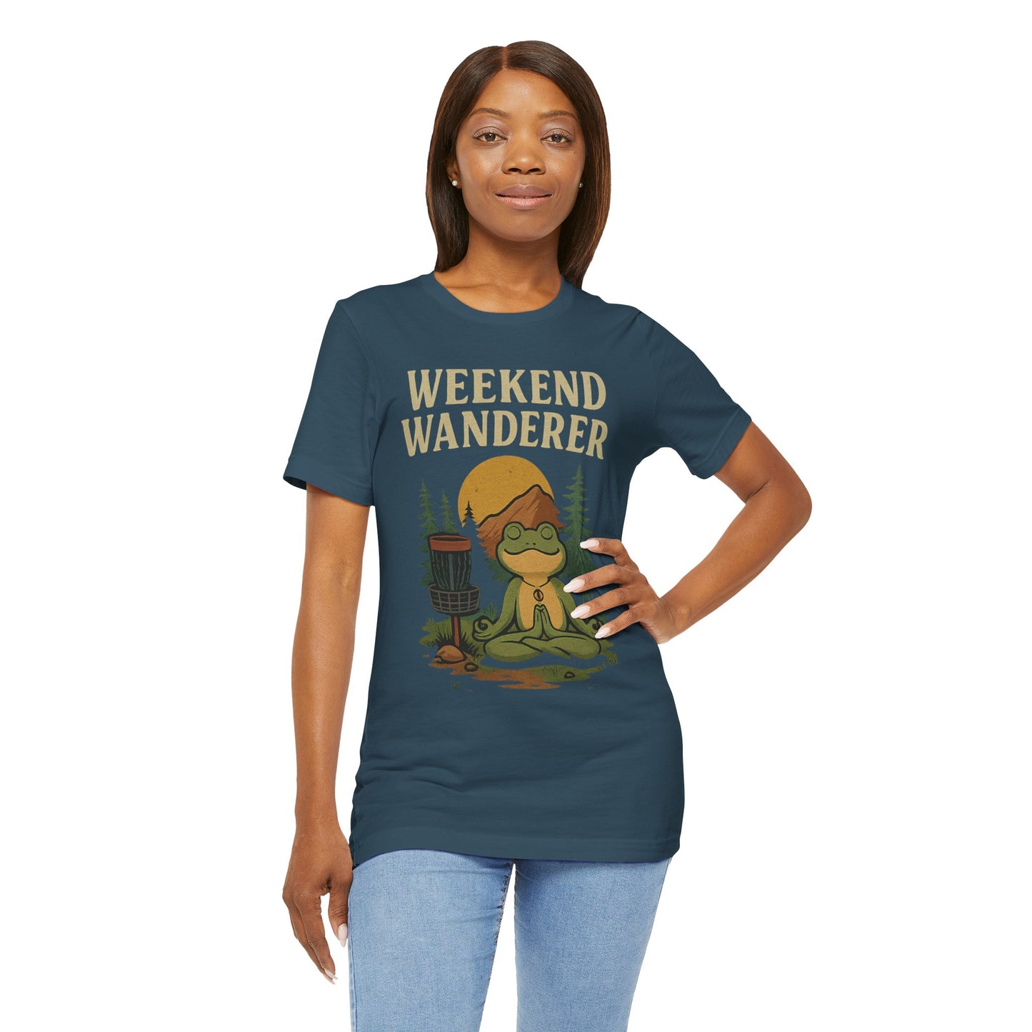 π₯βοΈ Weekend Wanderer β Zen & Chains Unisex Jersey Short Sleeve Tee