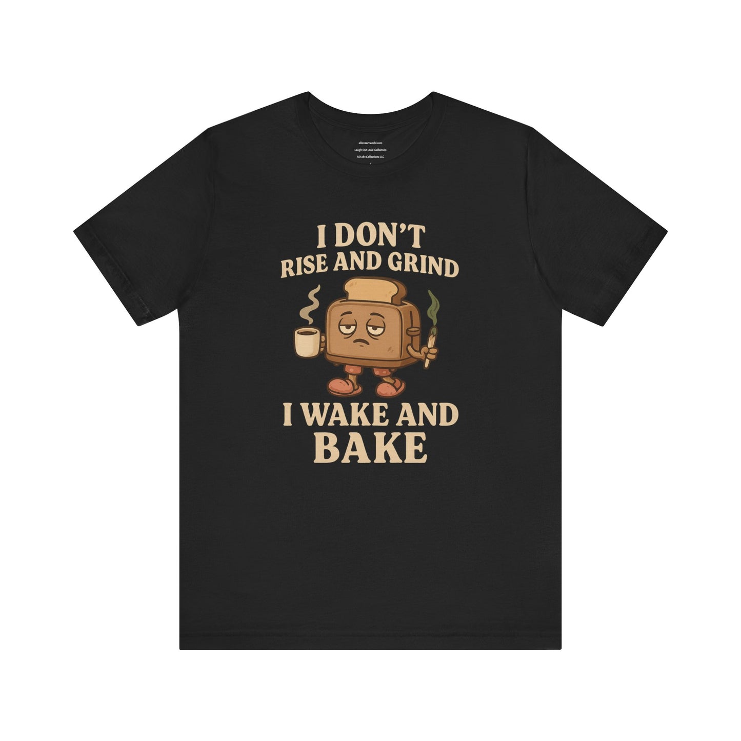 π Wake and Bake Toaster Unisex Jersey Short Sleeve Tee