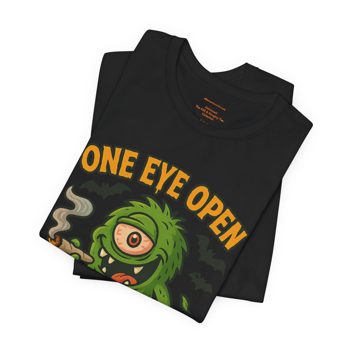 🕯️One Eye Open — Always Blazin’ (Holidazed) Unisex Jersey Short Sleeve Tee