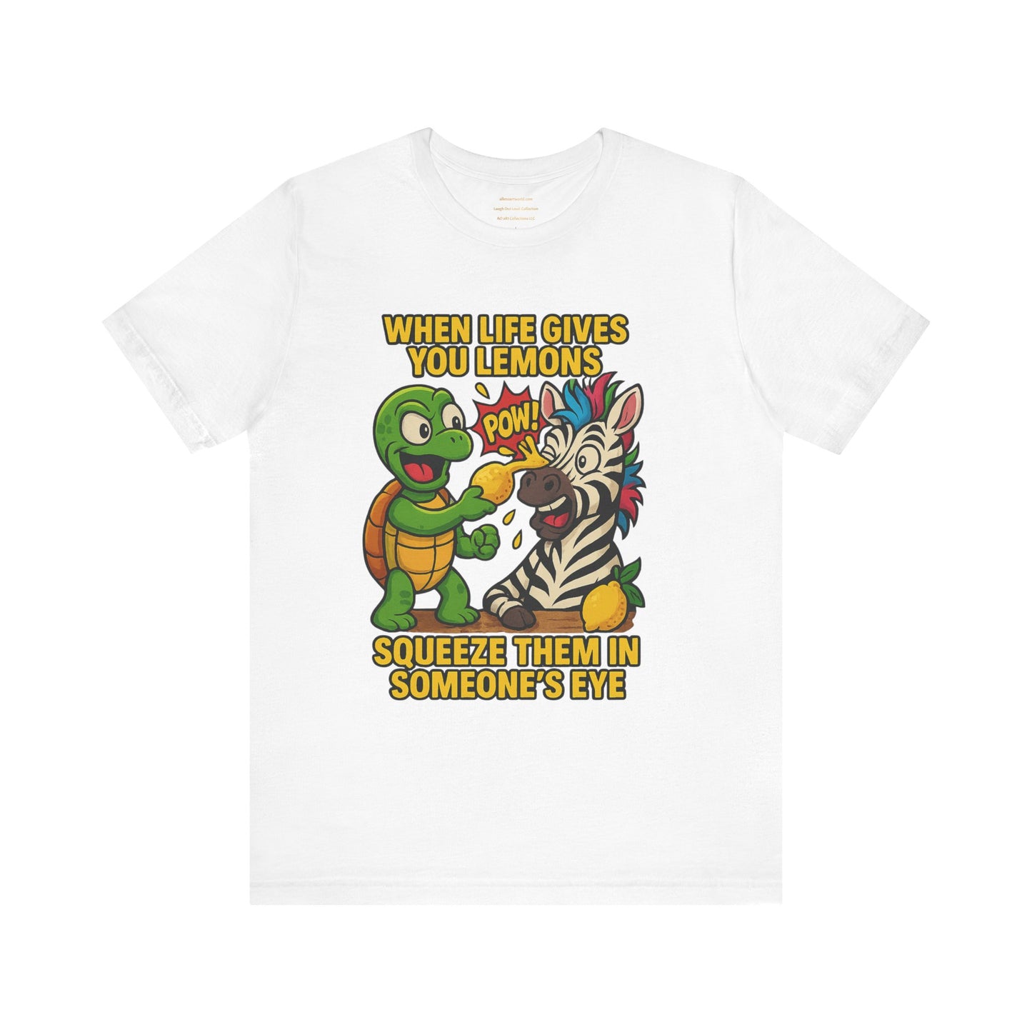 Zesty Eye-Opener (Terry & Checkers) Unisex Jersey Short Sleeve Tee