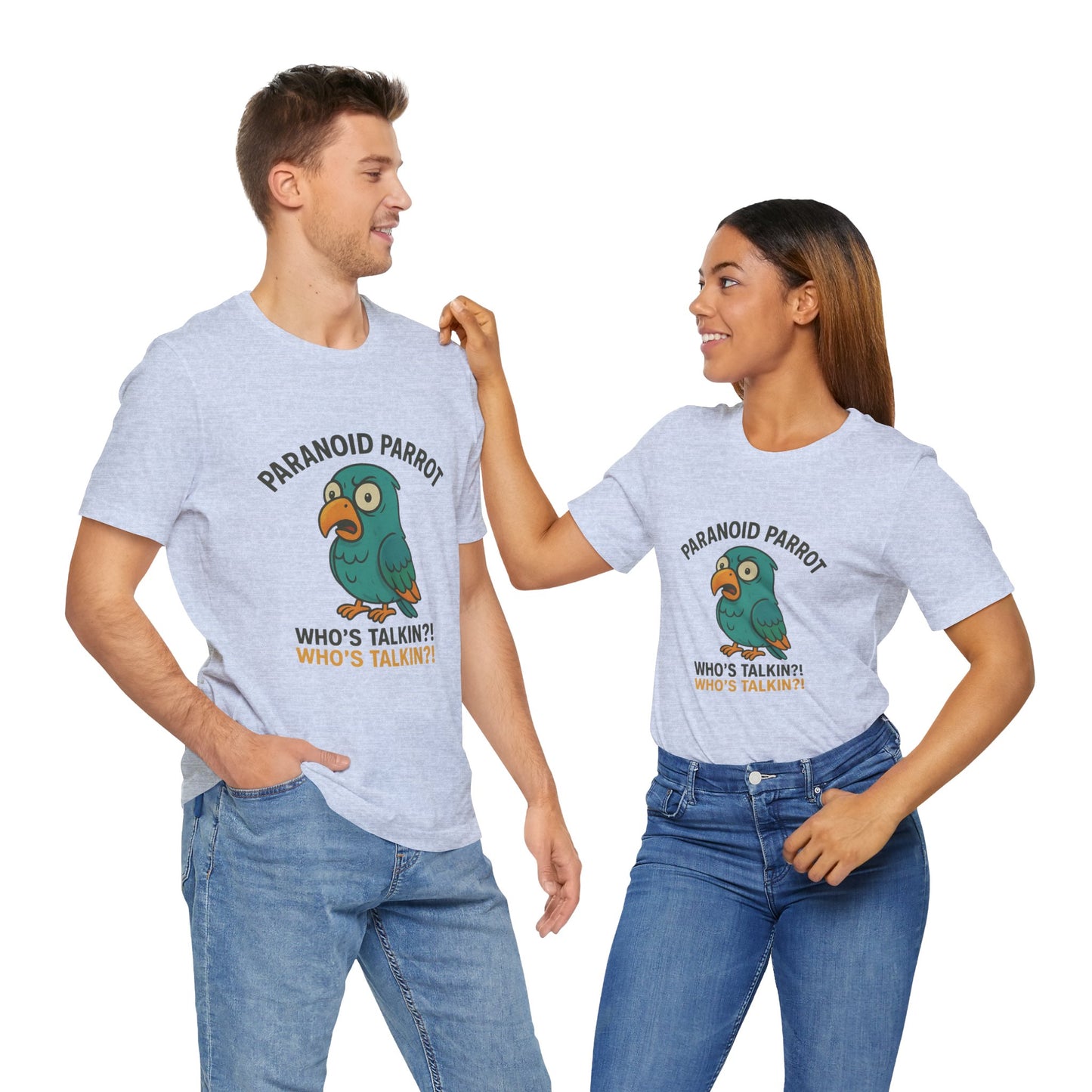 Paranoid Parrot Unisex Jersey Short Sleeve Tee