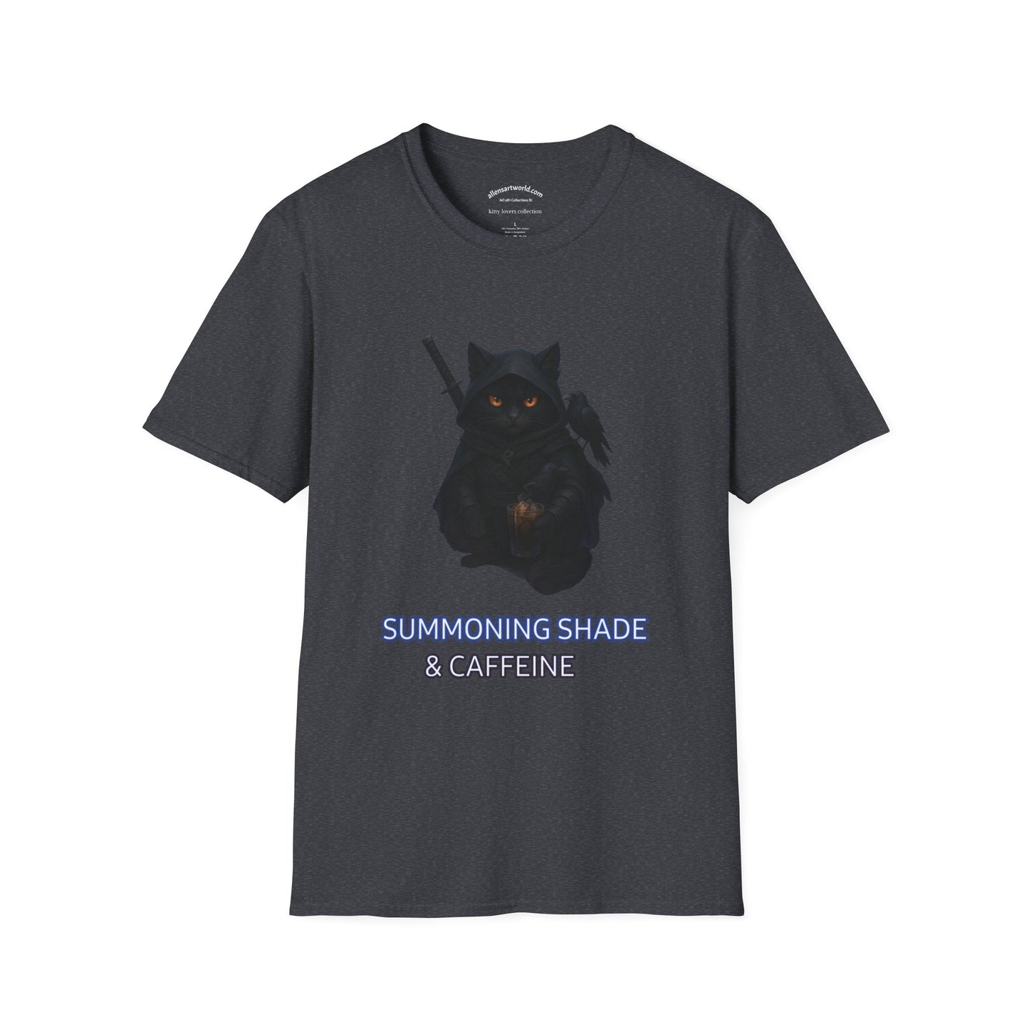 Summoning shade and caffeine – Lovely’s Mood Unisex Softstyle T-Shirt